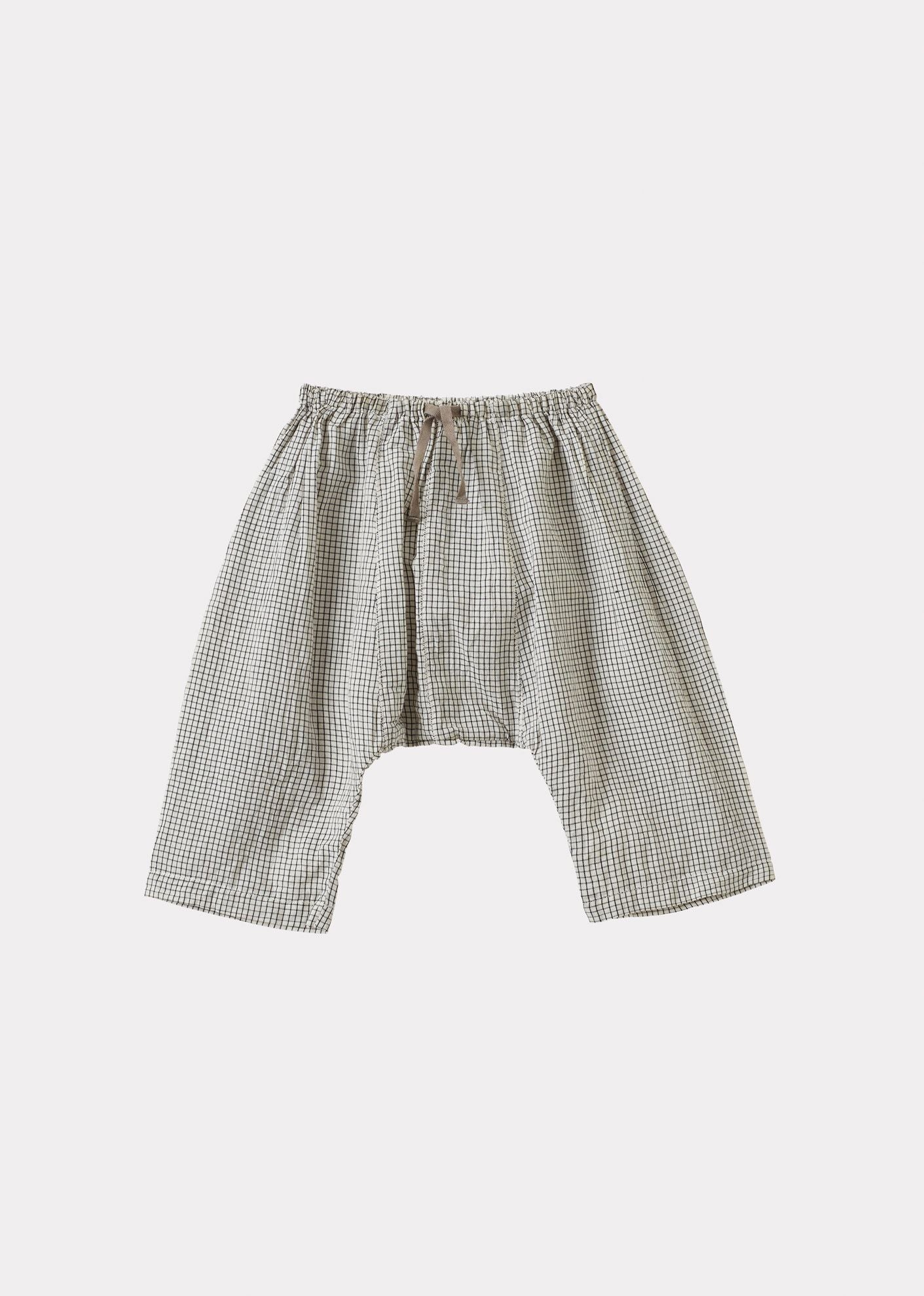 ACORUS BABY TOP AND TROUSERS SET - BLACK CHECK