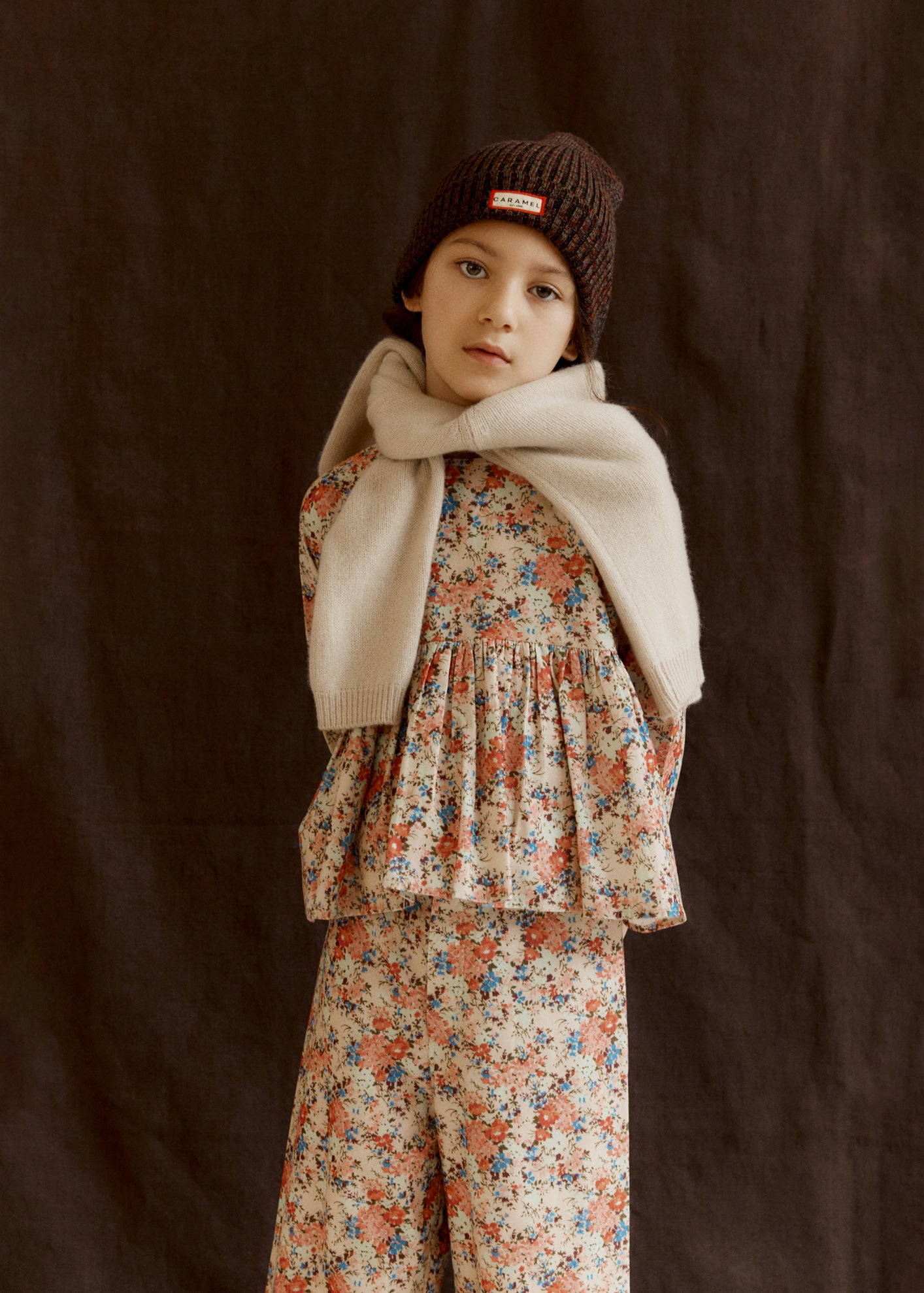 CALLIOPE GIRL'S BLOUSE - LIBERTY MAKINDRA PRINT