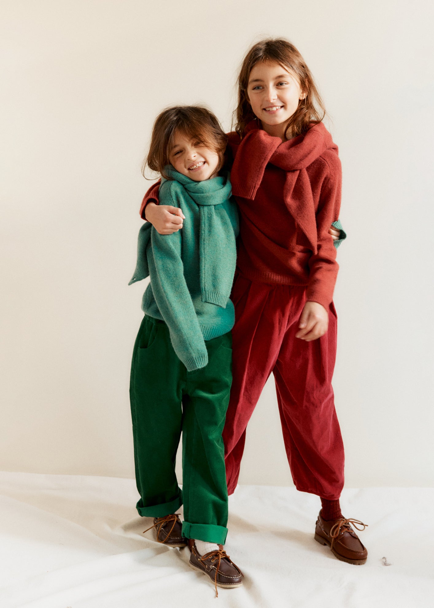 BOBBY CHILDREN'S COTTON CORDUROY TROUSERS - MAGENTA