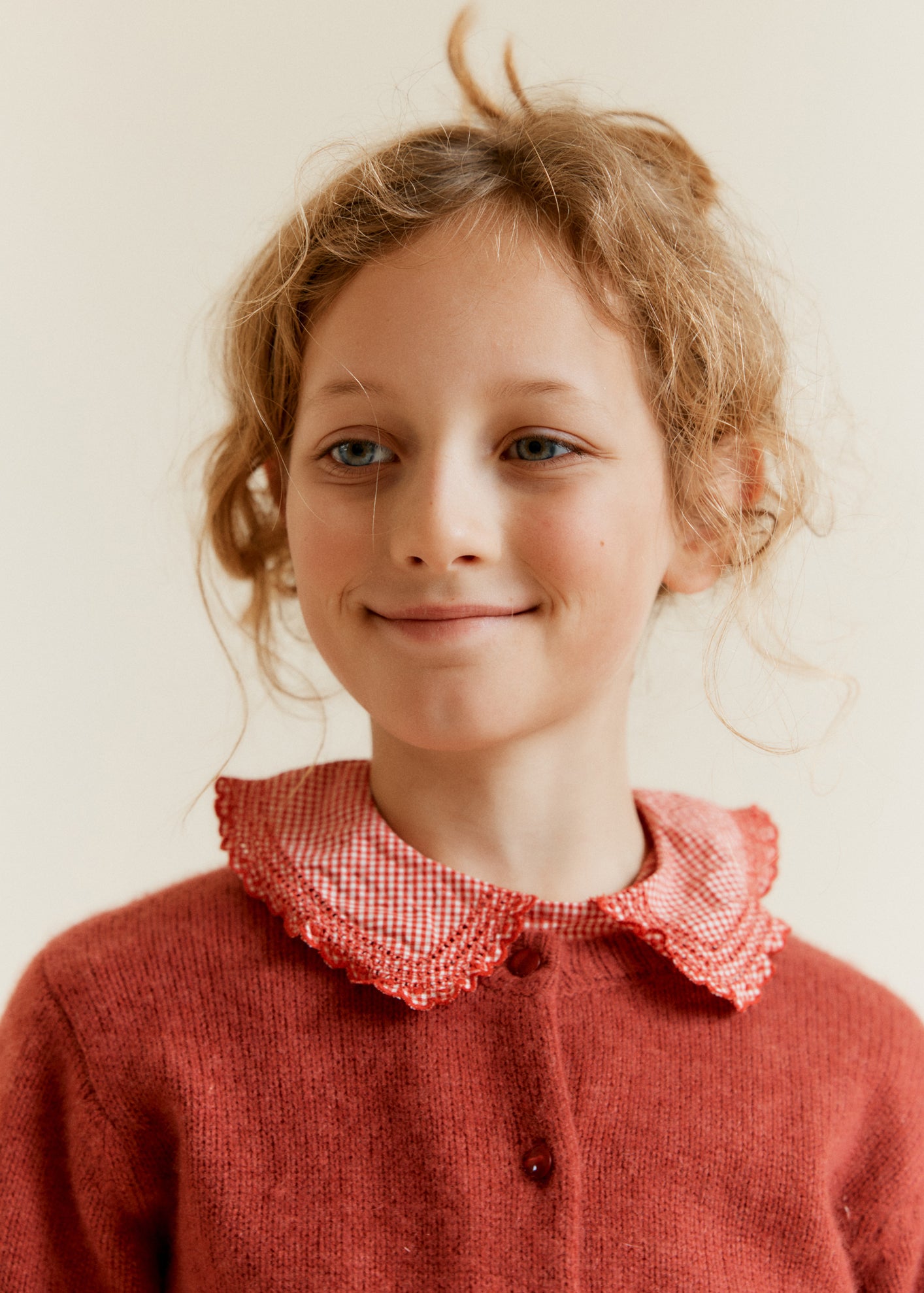 ROSA CHILDREN'S CASHMERE CARDIGAN - ROSE