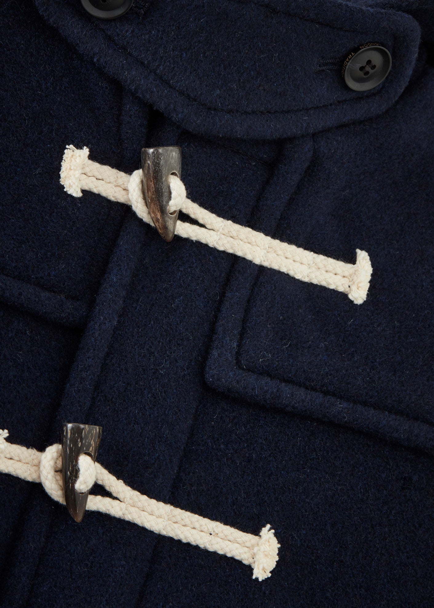 TEDDY DUFFLE COAT - NAVY