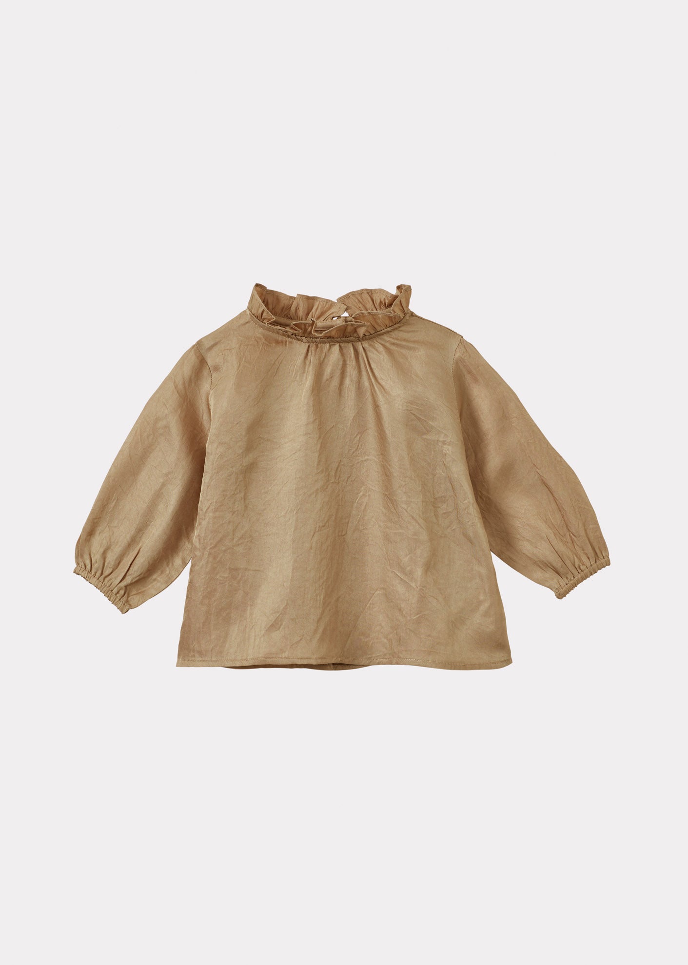MIRON BABY PARTY BLOUSE - TOFFEE