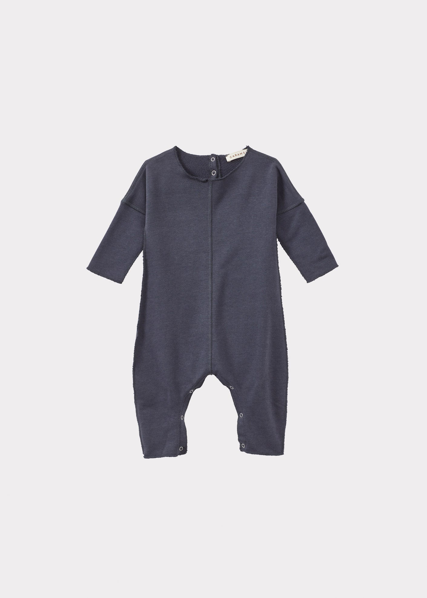 SQUID BABY COTTON & BAMBOO ROMPER - CHARCOAL