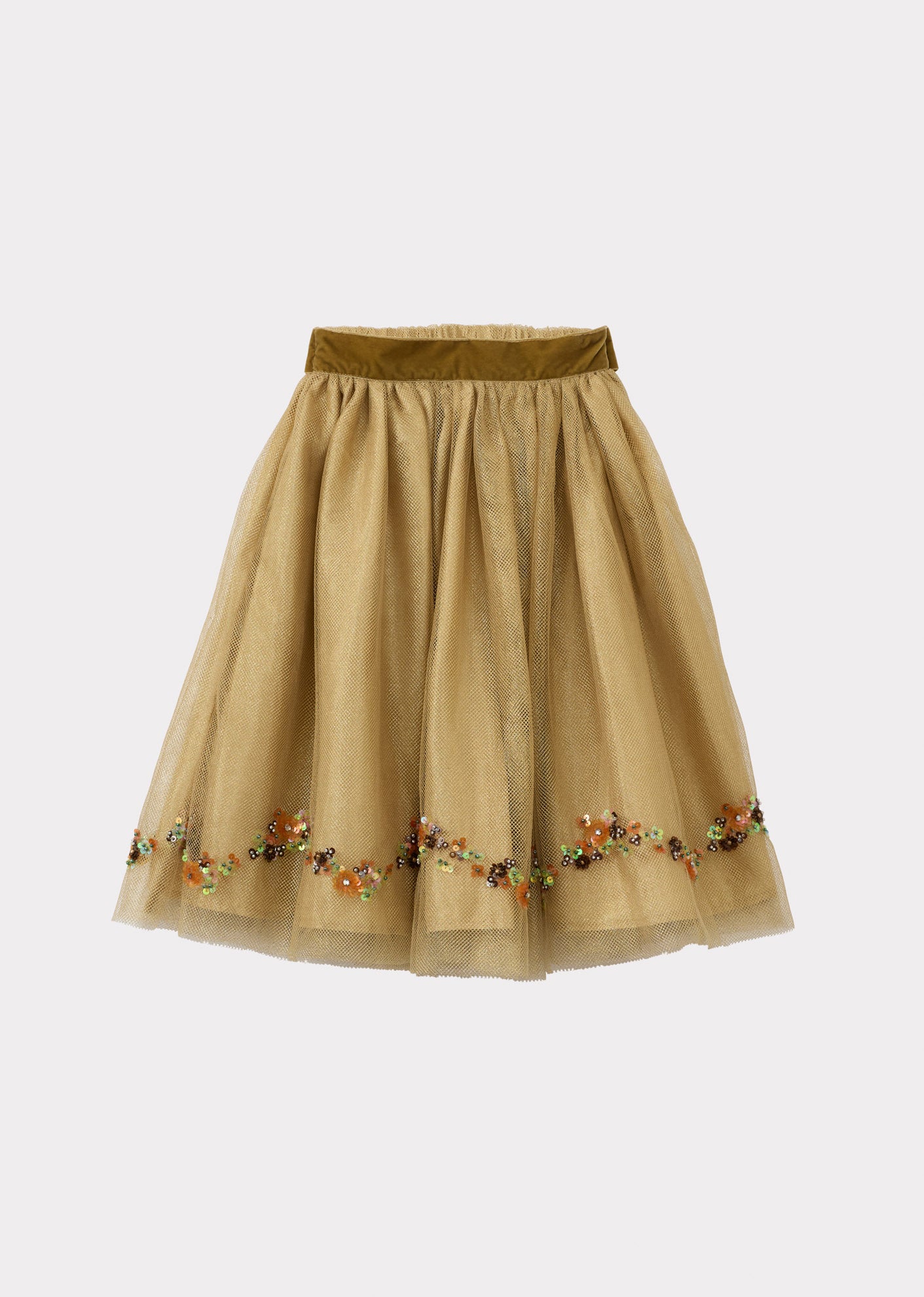 Zara Tulle Embroidered Skirt Zara EMBROIDERED TULLE DOUBLE SKIRT