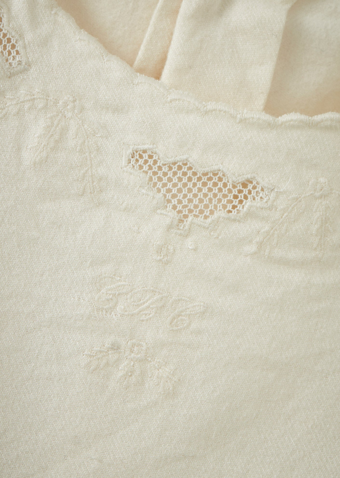 FLORA GIRL'S COTTON DRESS - ECRU