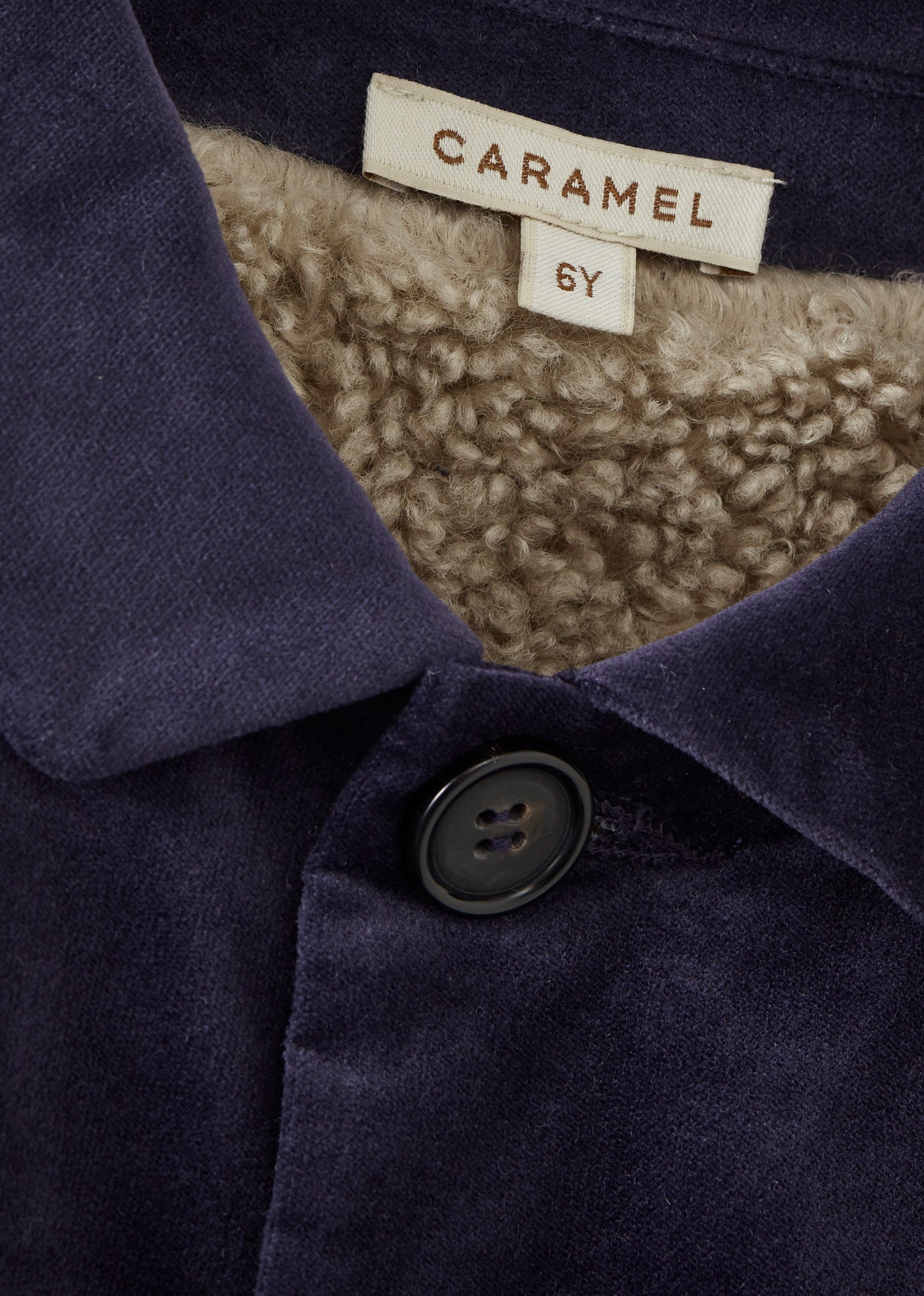 CLOWNFISH CHILDREN'S VELVET JACKET - DEEP PURPLE