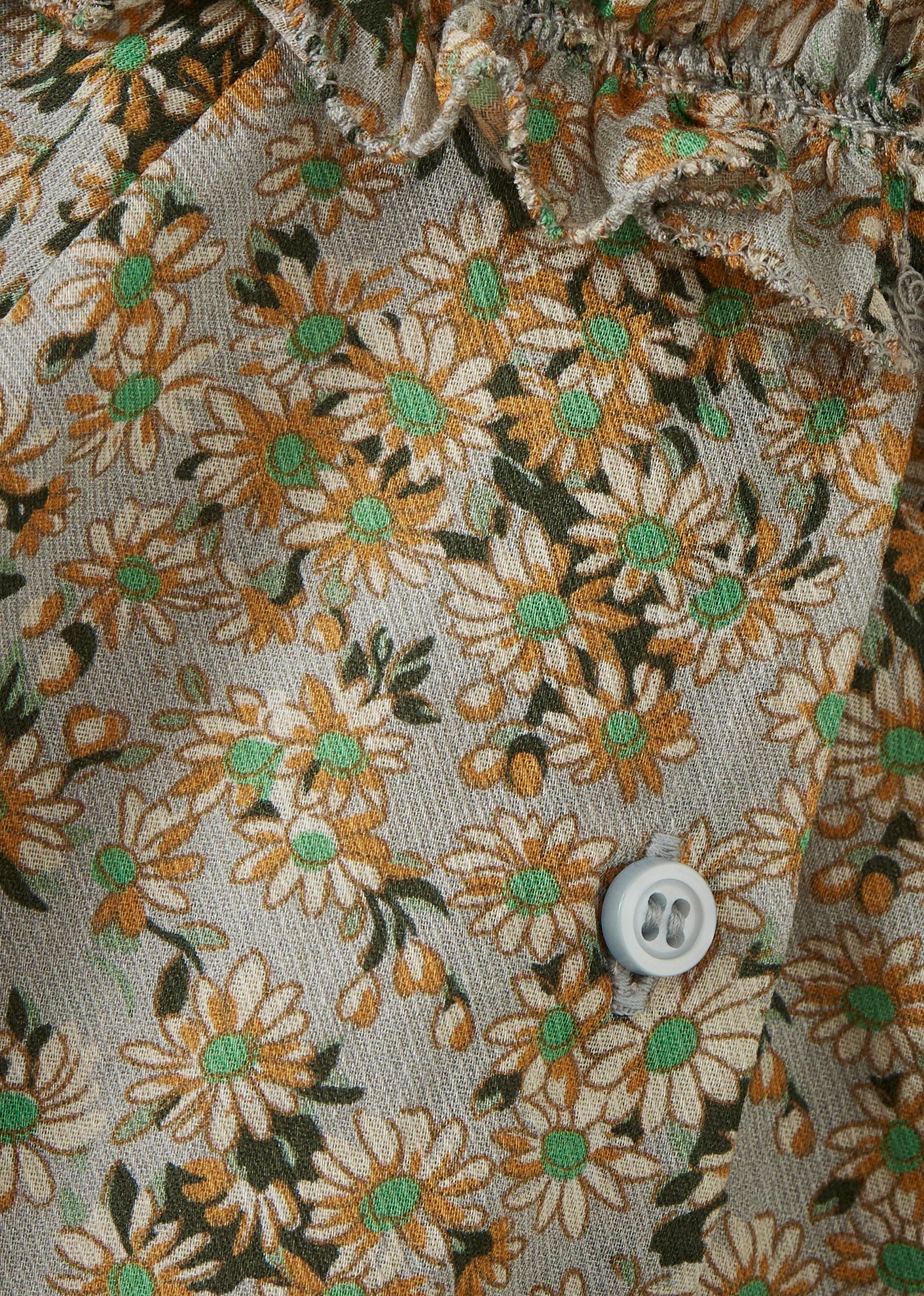 SANA BABY GIRL'S COTTON BLOUSE - DAISY PRINT