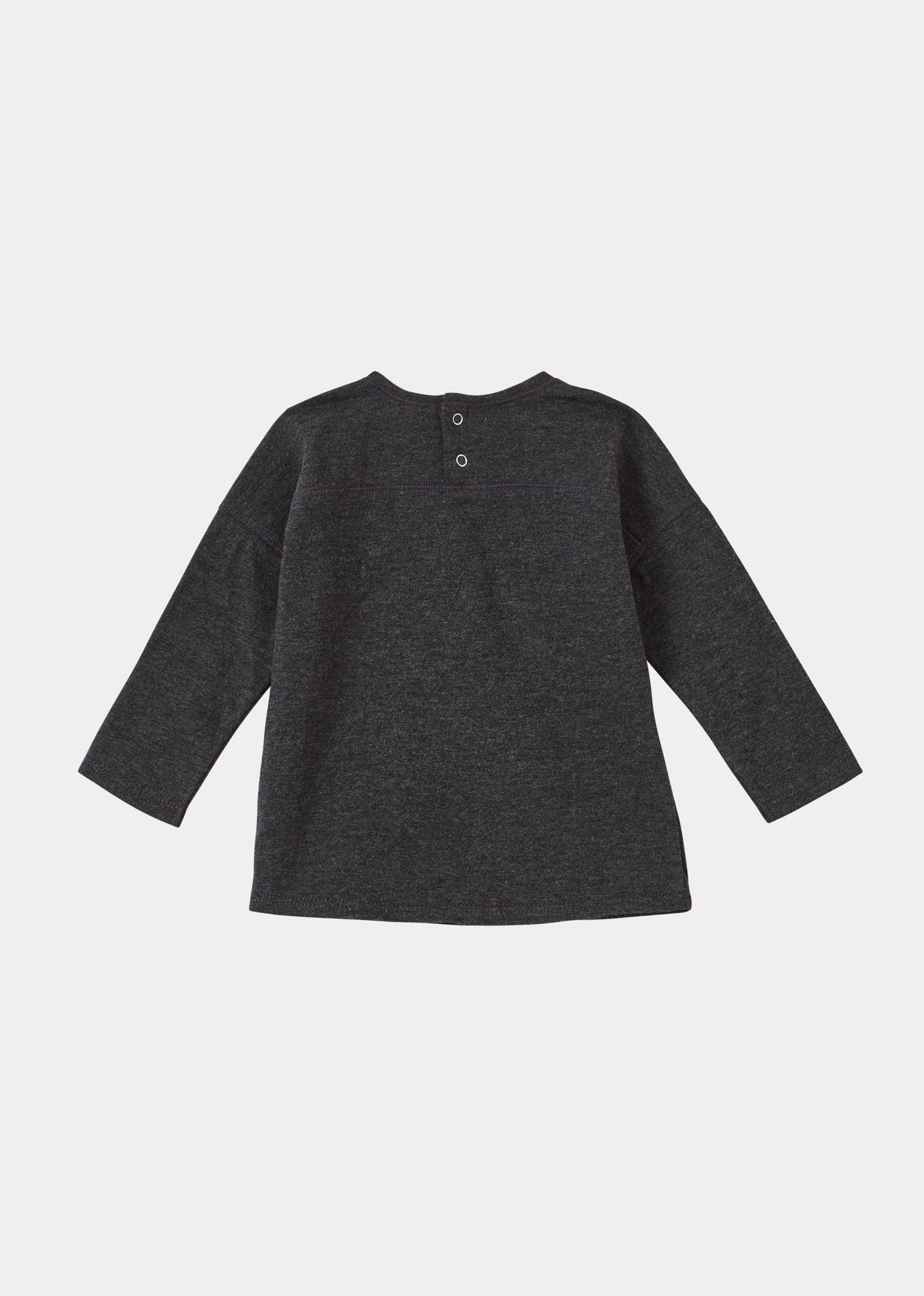 CARLISLE BABY COTTON T-SHIRT - CHARCOAL