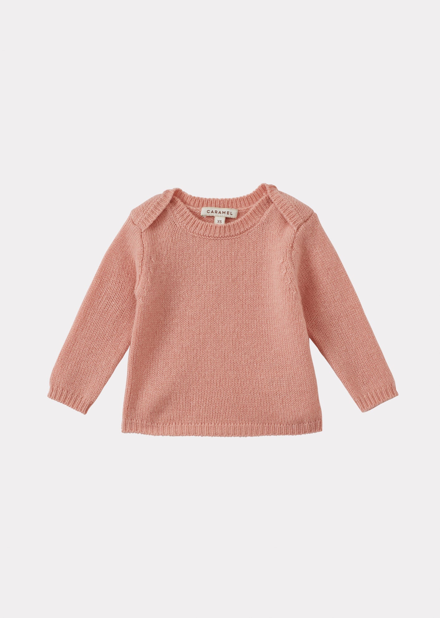 GALLOWAY CASHMERE BABY JUMPER - SUGAR PINK