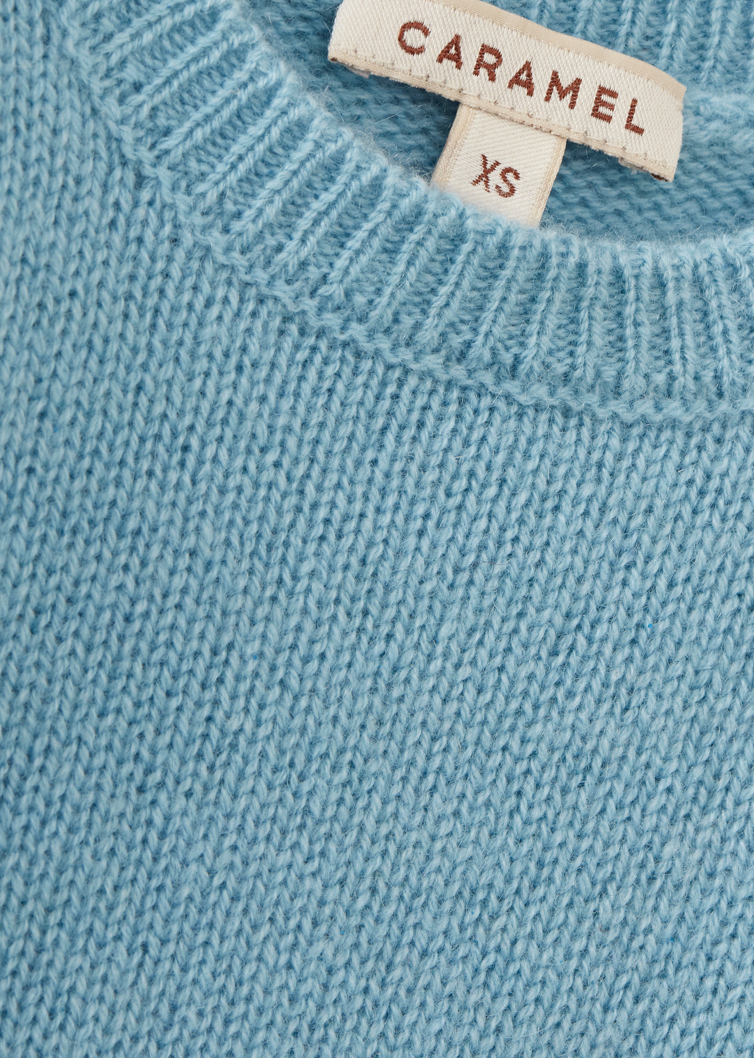 GALLOWAY CASHMERE BABY JUMPER - PALE BLUE