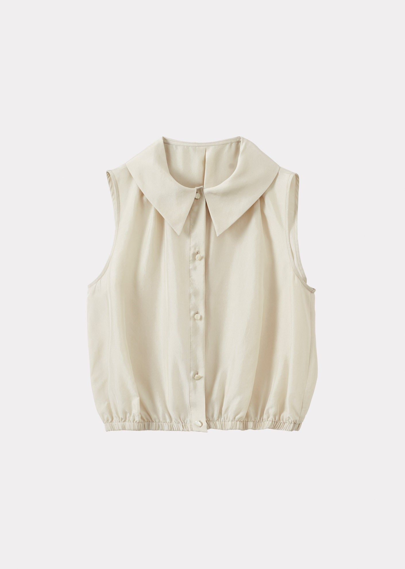 LAINA WOMEN'S SILK BLOUSE - ECRU
