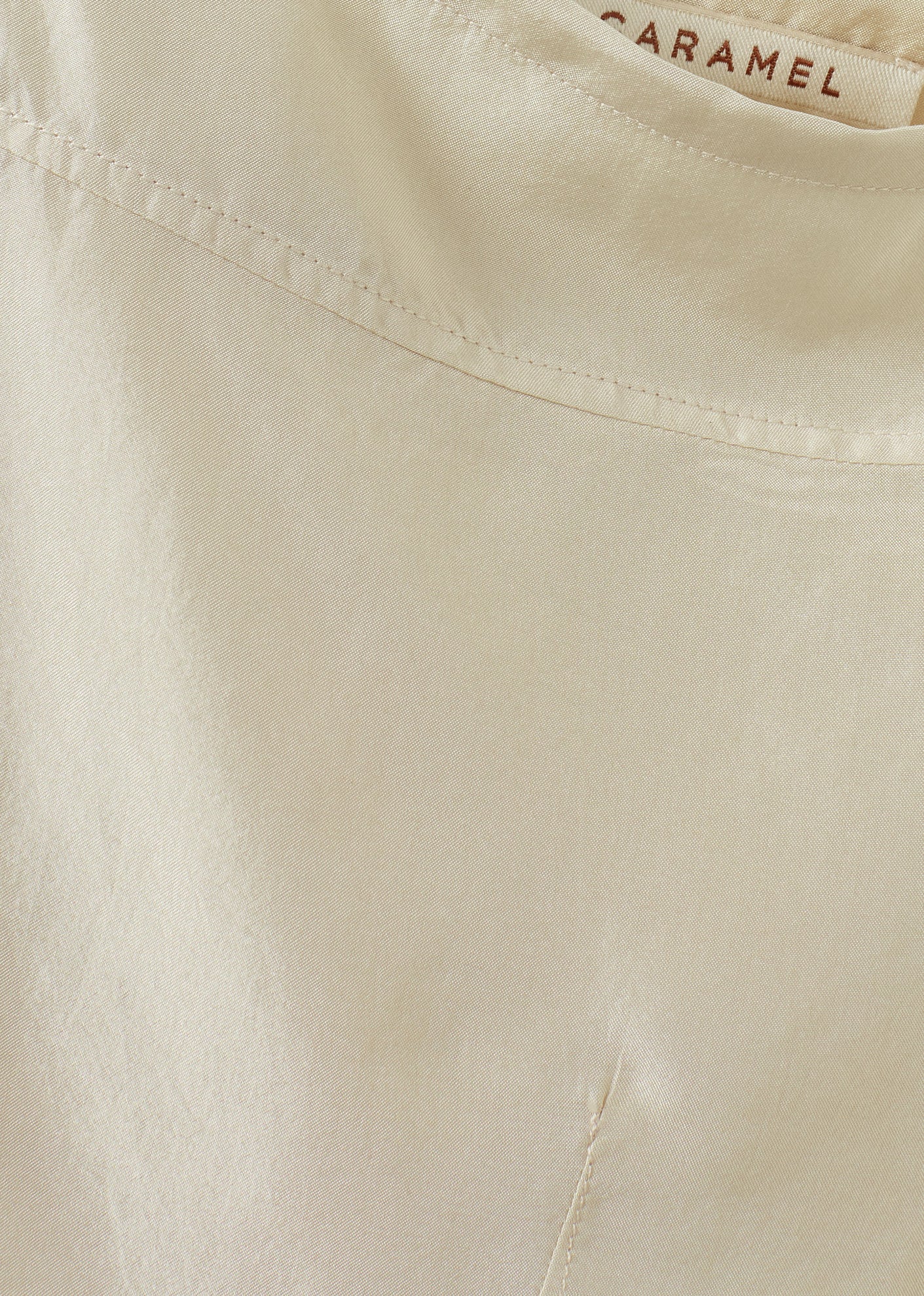 WOMEN'S SILK CAMI TOP - ECRU