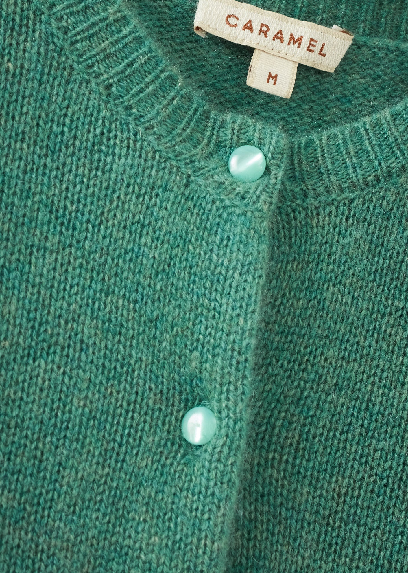ROSA CHILDREN'S CASHMERE CARDIGAN - SAGE