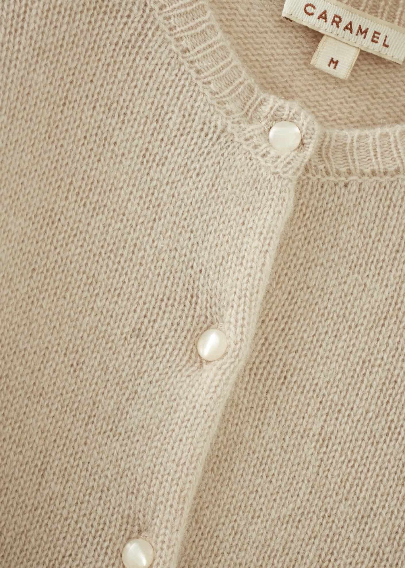 ROSA CHILDREN'S CASHMERE CARDIGAN - ECRU