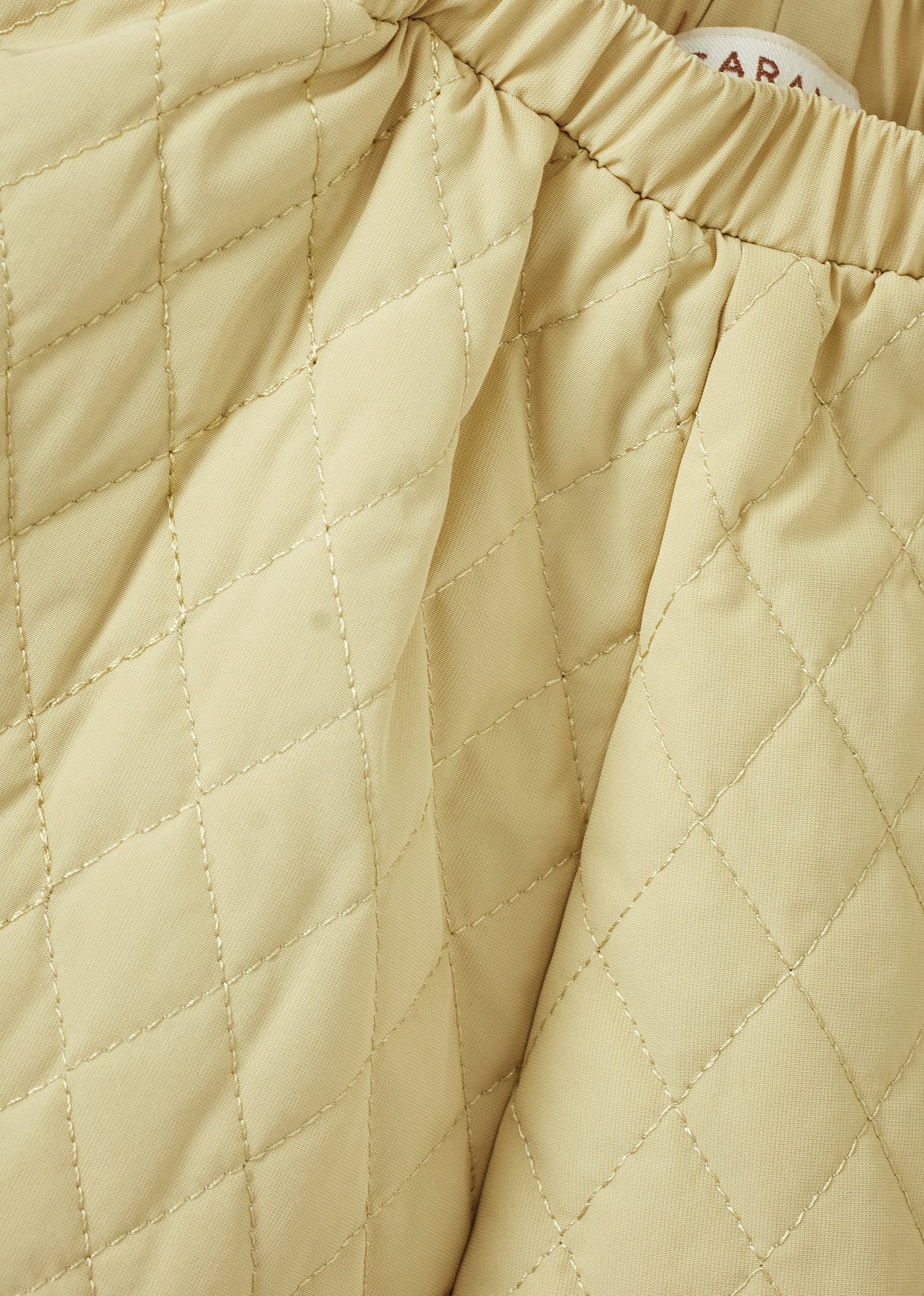GRAYSON BABY QUILTED TROUSERS - SAND