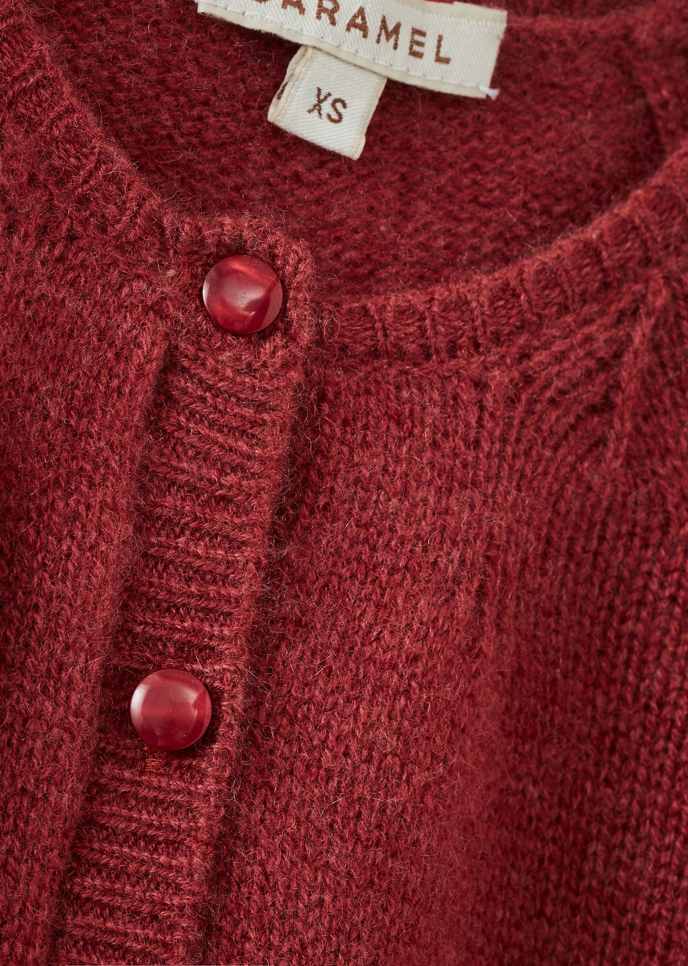 ROSA BABY CASHMERE CARDIGAN - ROSE