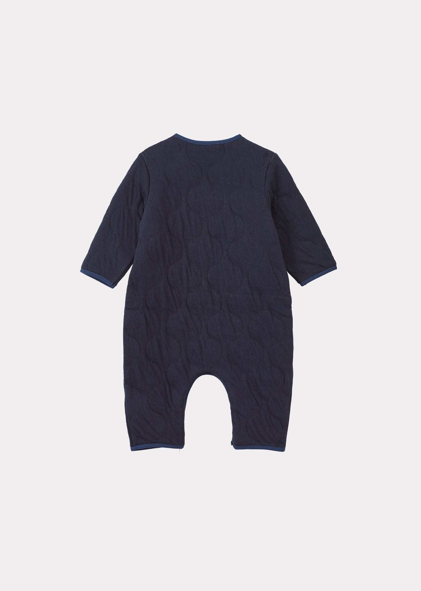 LARCH COTTON BABY ROMPER - NAVY