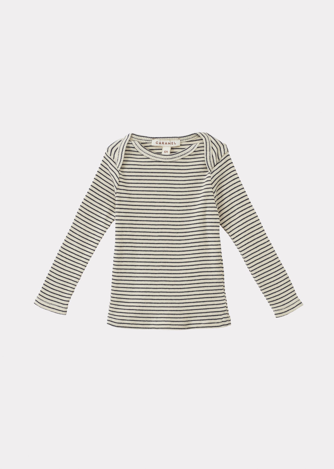 KISHON BABY COTTON T-SHIRT - NAVY / CREAM