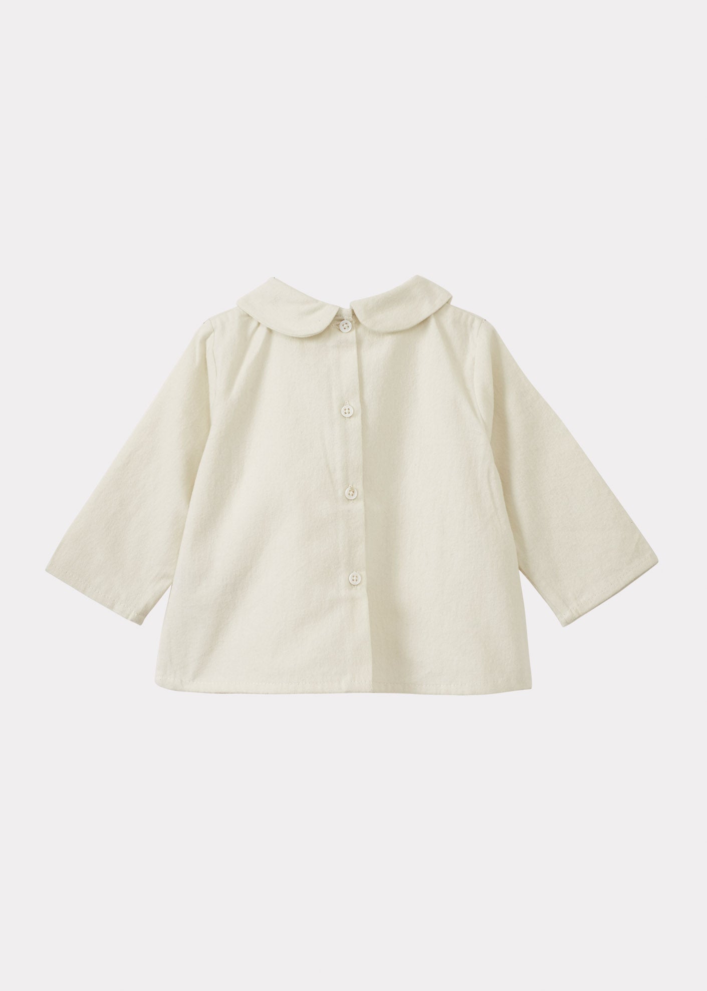 CARROT BABY COTTON TOP - ECRU