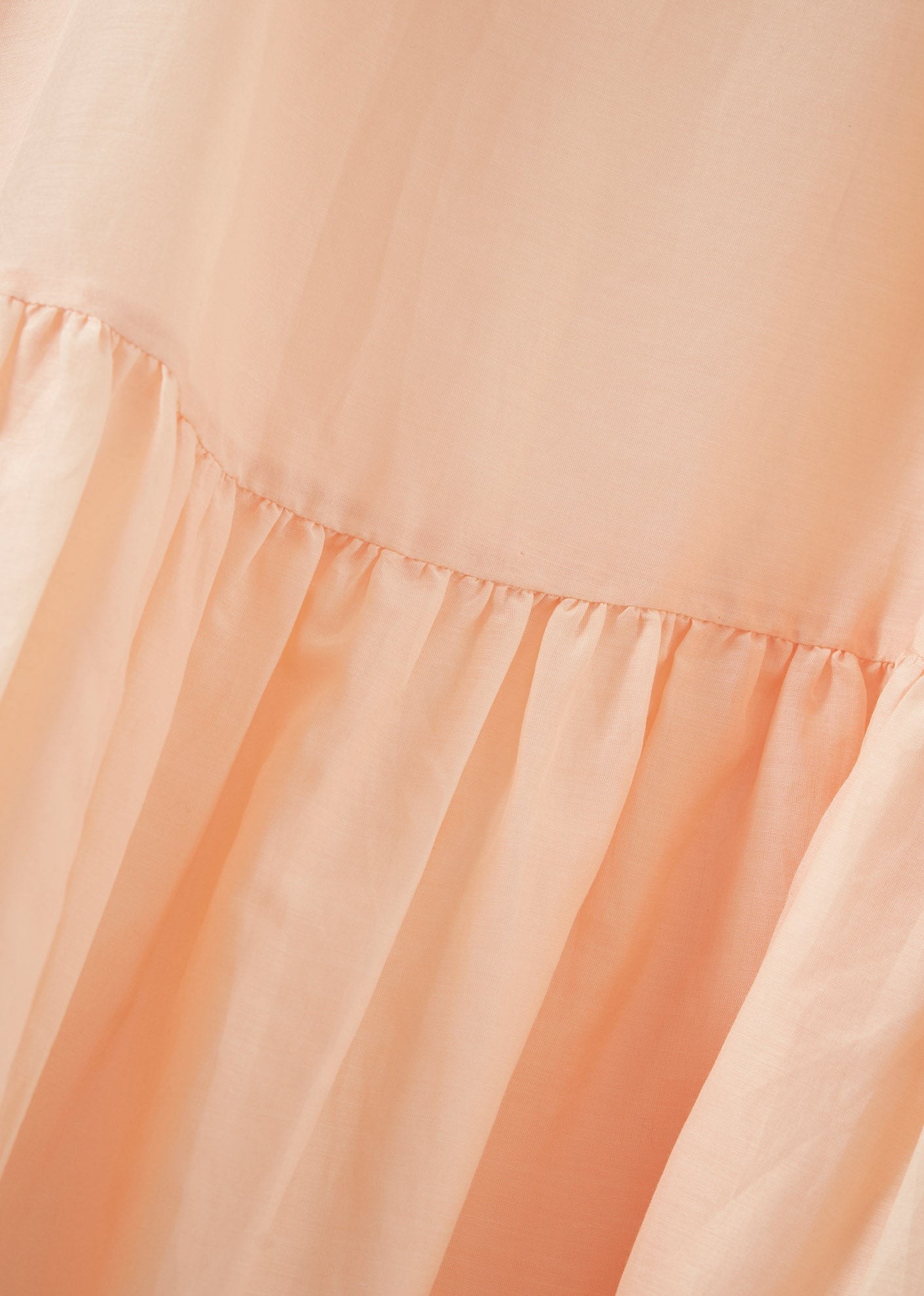 GRAPE GIRL'S SILK SLIP DRESS - PALE PEACH