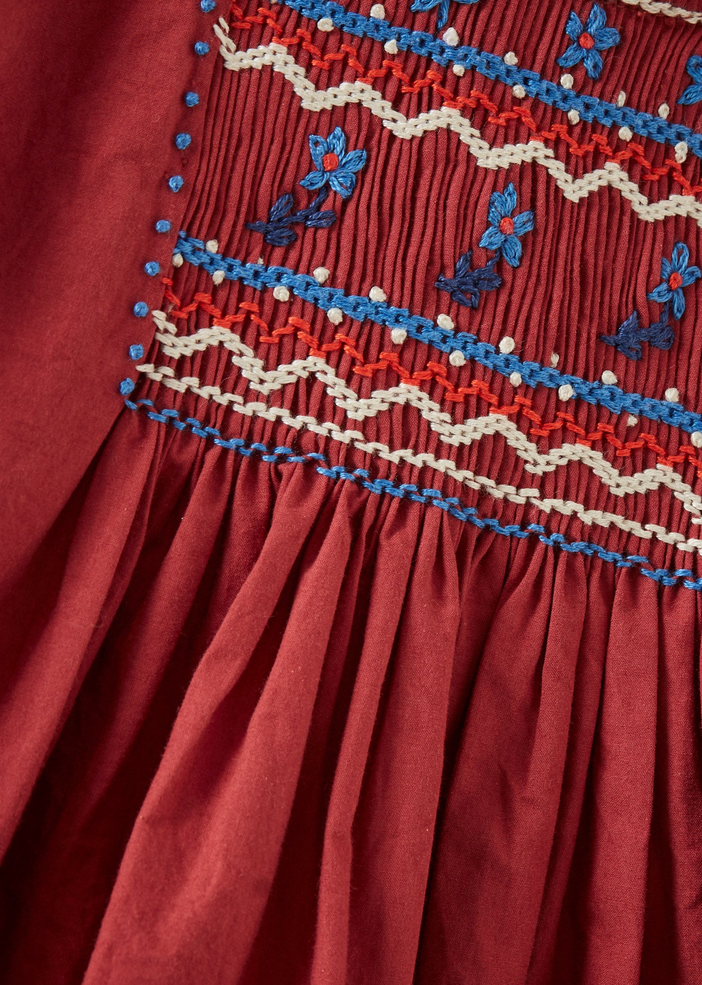 MORINGA GIRL'S COTTON DRESS - BERRY