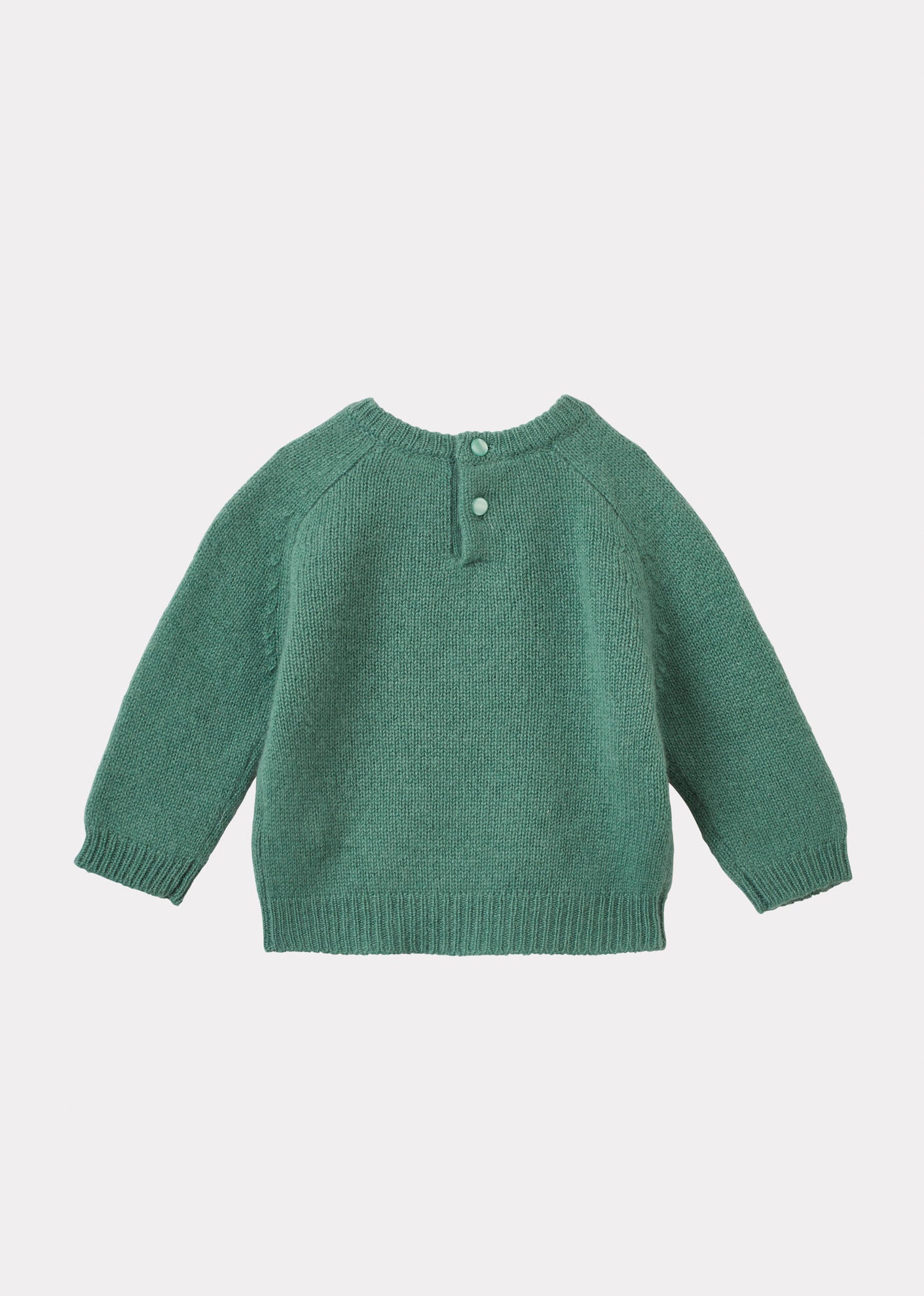 POA BABY CASHMERE JUMPER - SAGE