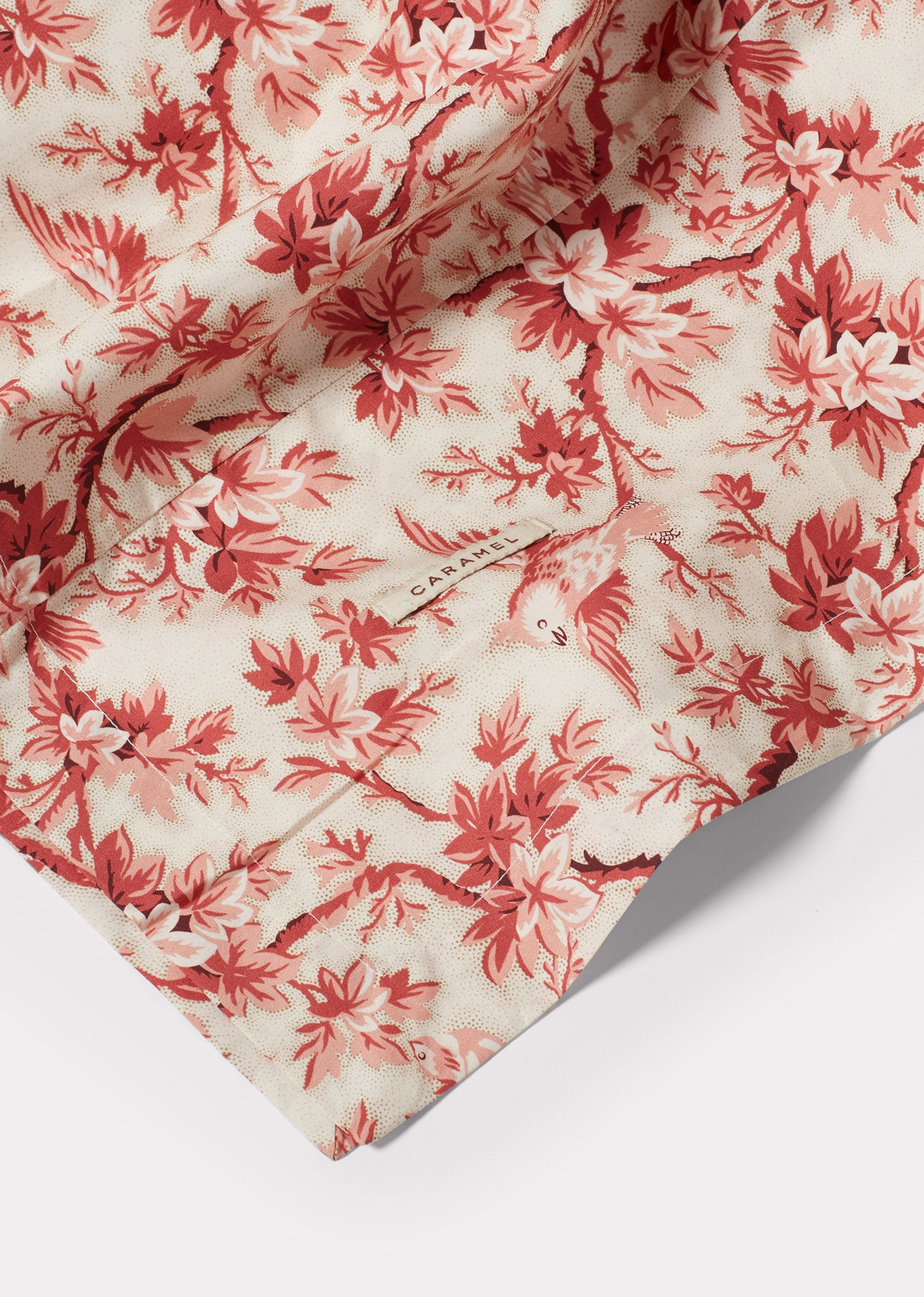 COTTON TABLECLOTH - PINK TREE TOP PRINT