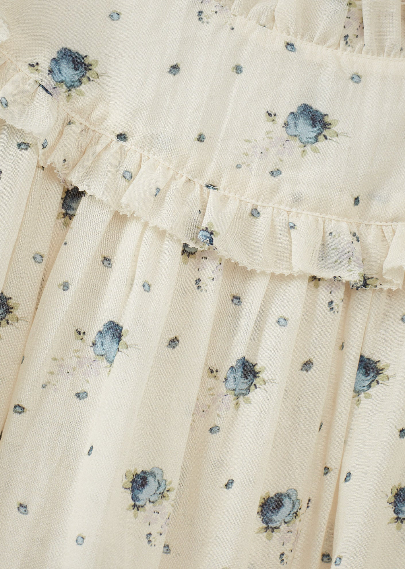 DELILAH GIRL'S COTTON DRESS - ROSE BOUQUET