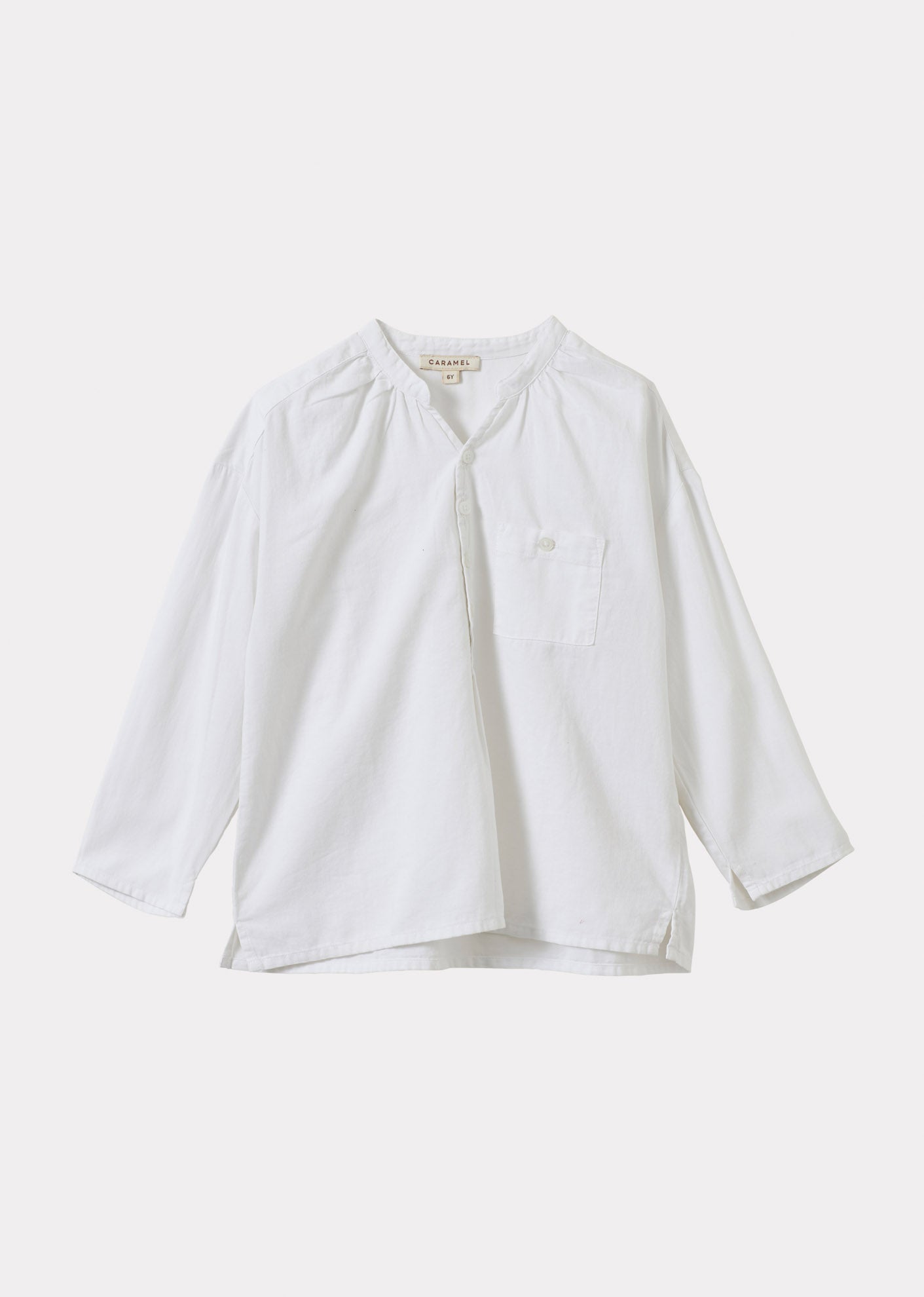 ADONIS CHILDREN'S COTTON SHIRT - WHITE