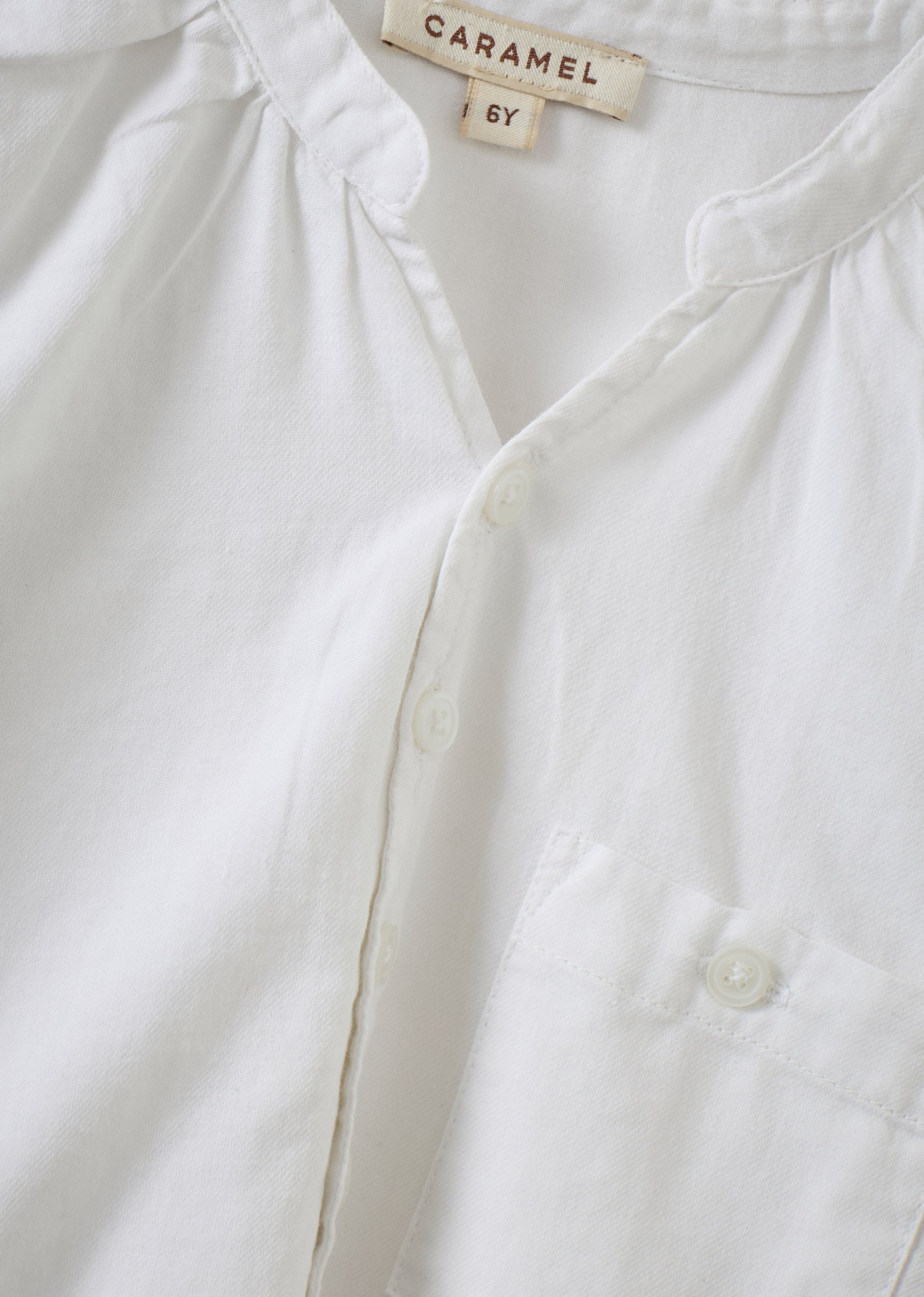 ADONIS CHILDREN'S COTTON SHIRT - WHITE