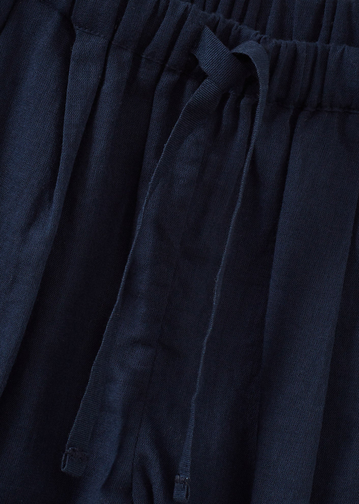 BALLOON BABY COTTON TROUSERS - NAVY