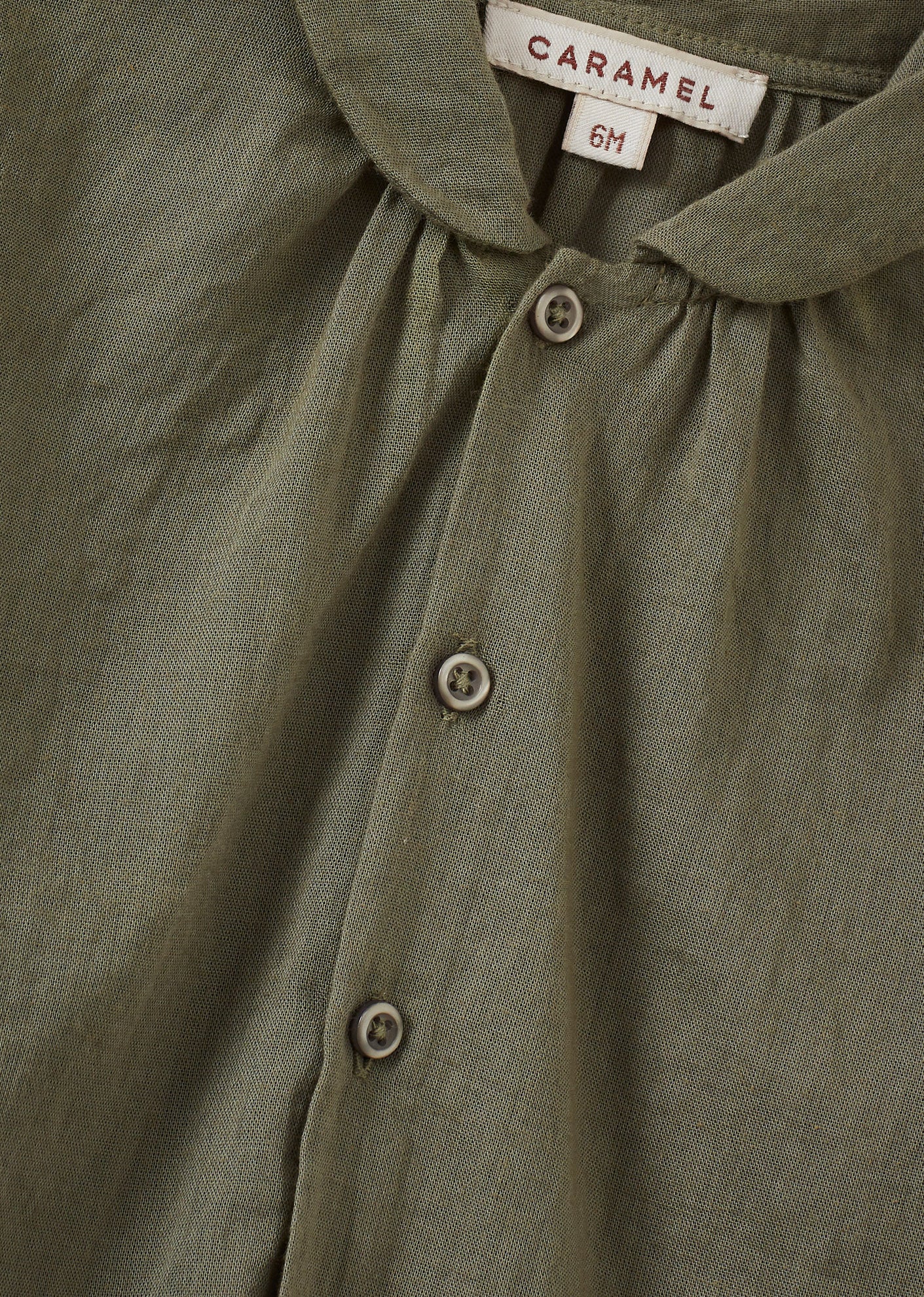 ALOE BABY SHIRT - KHAKI
