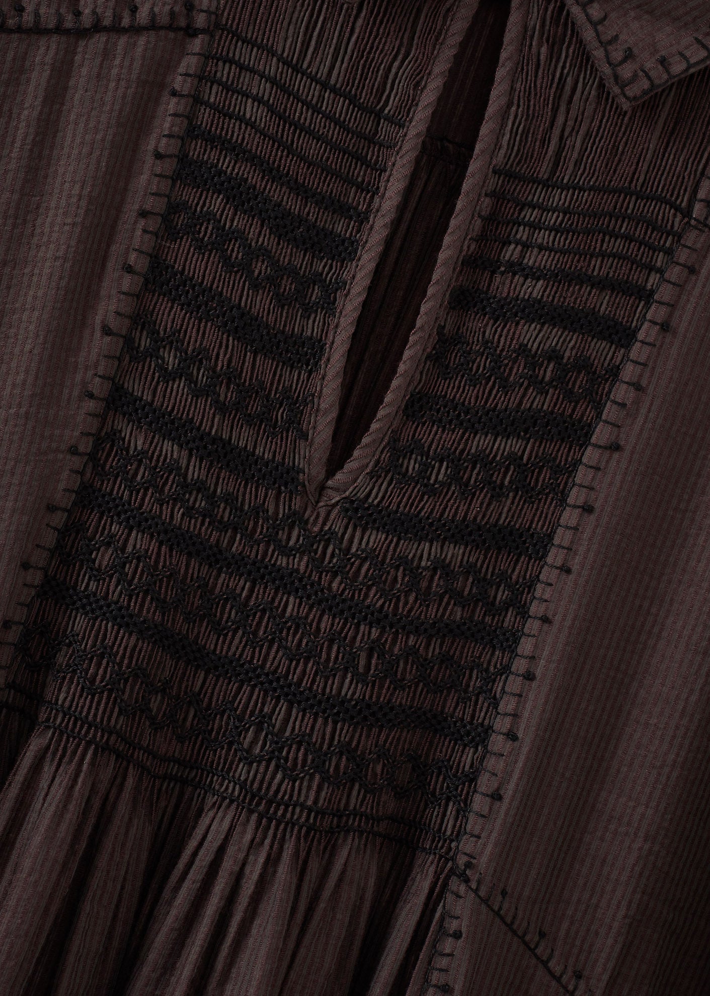 MARS WOMEN'S DRESS - CHOCOLATE STRIPE