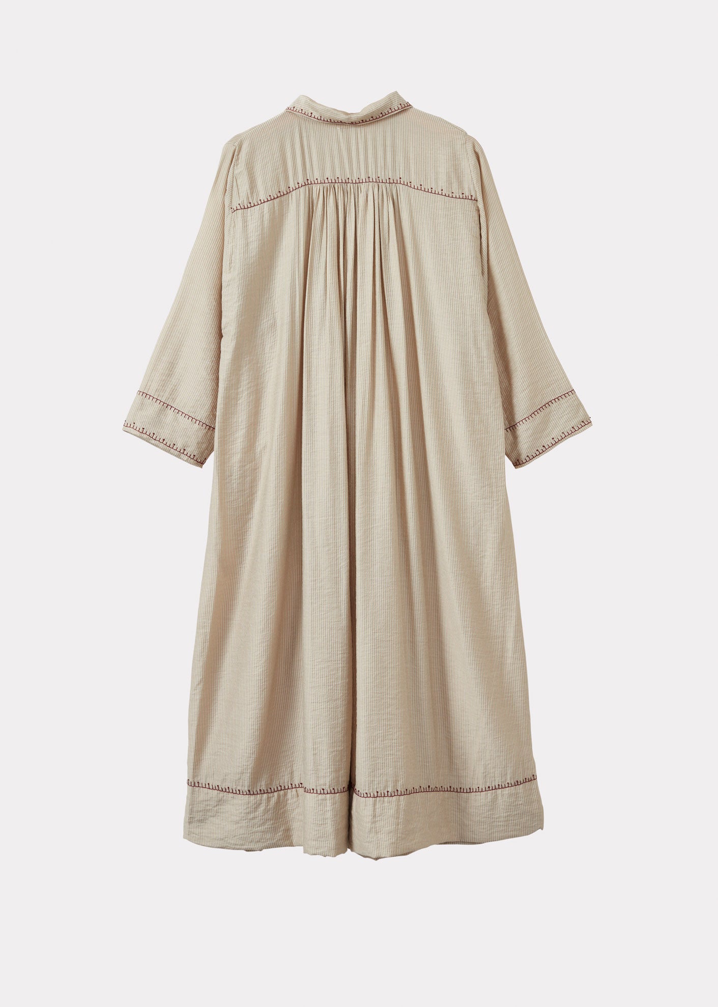 MARS WOMEN'S DRESS - ECRU STRIPE