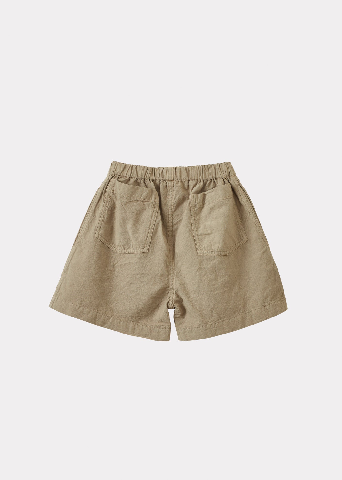 APIUM CHILDREN'S COTTON SHORTS - TAUPE