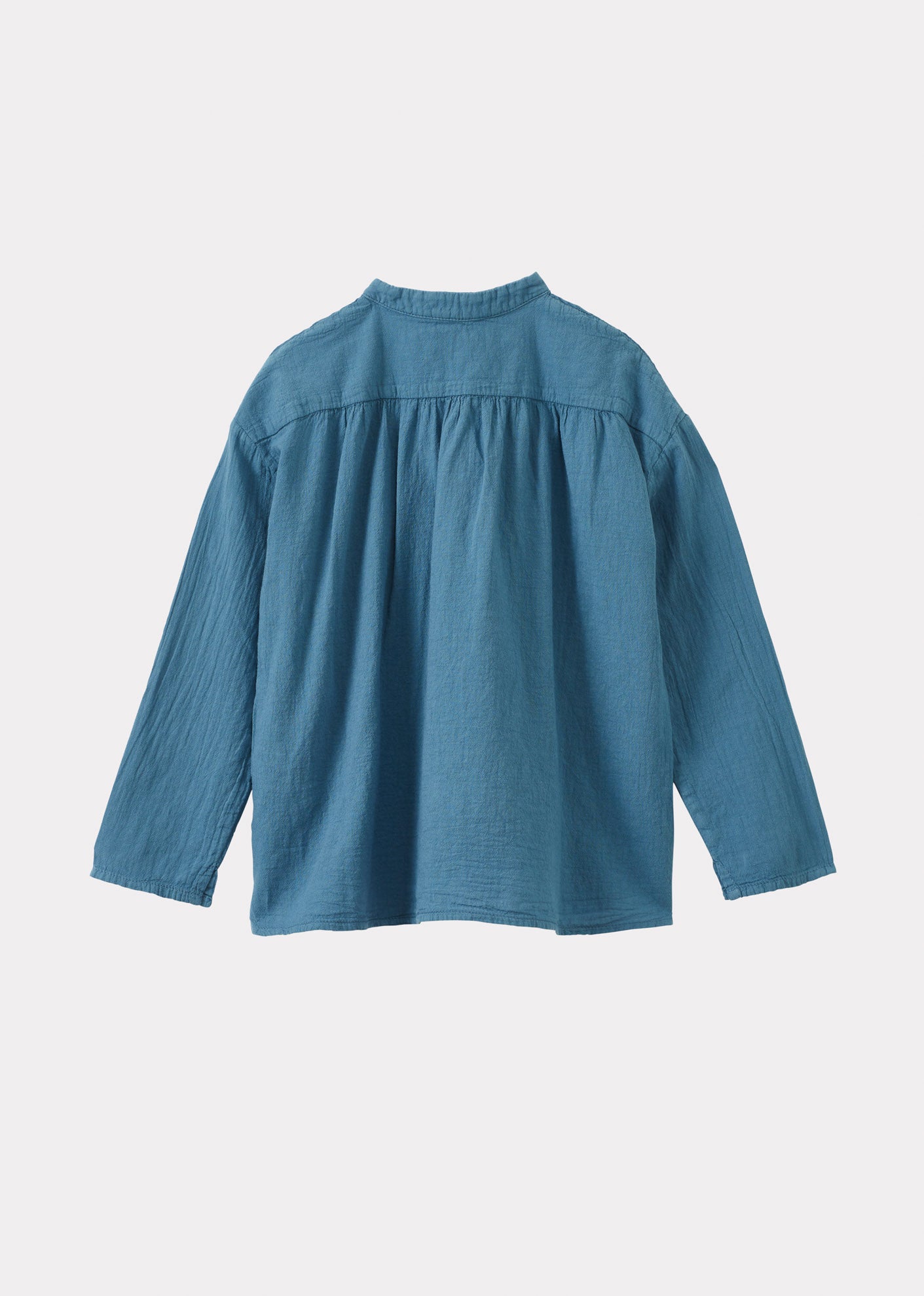 ADONIS CHILDREN'S COTTON SHIRT - UNIFORM BLUE