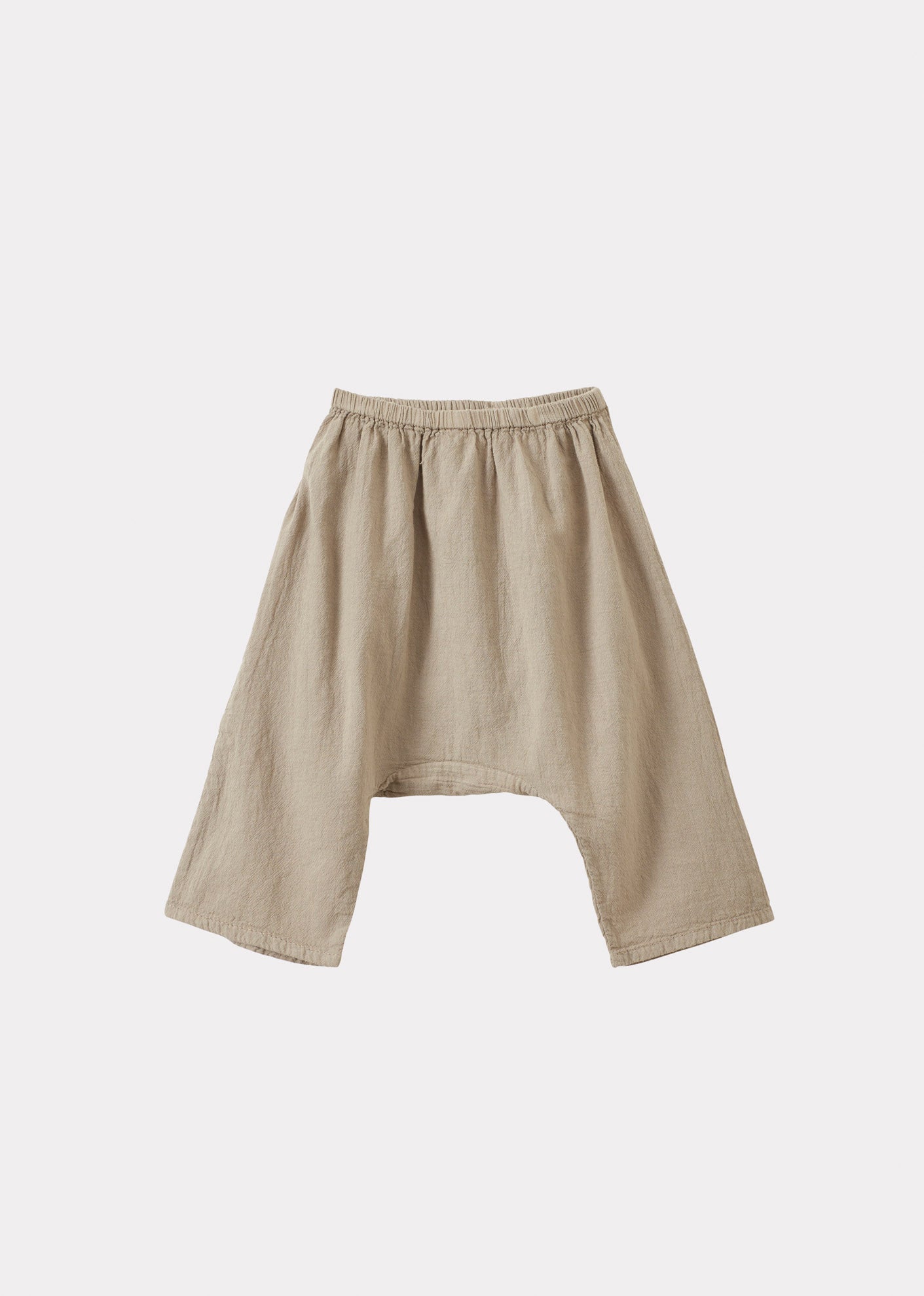 BAMBOO BABY SHIRT AND TROUSERS SET - TAUPE