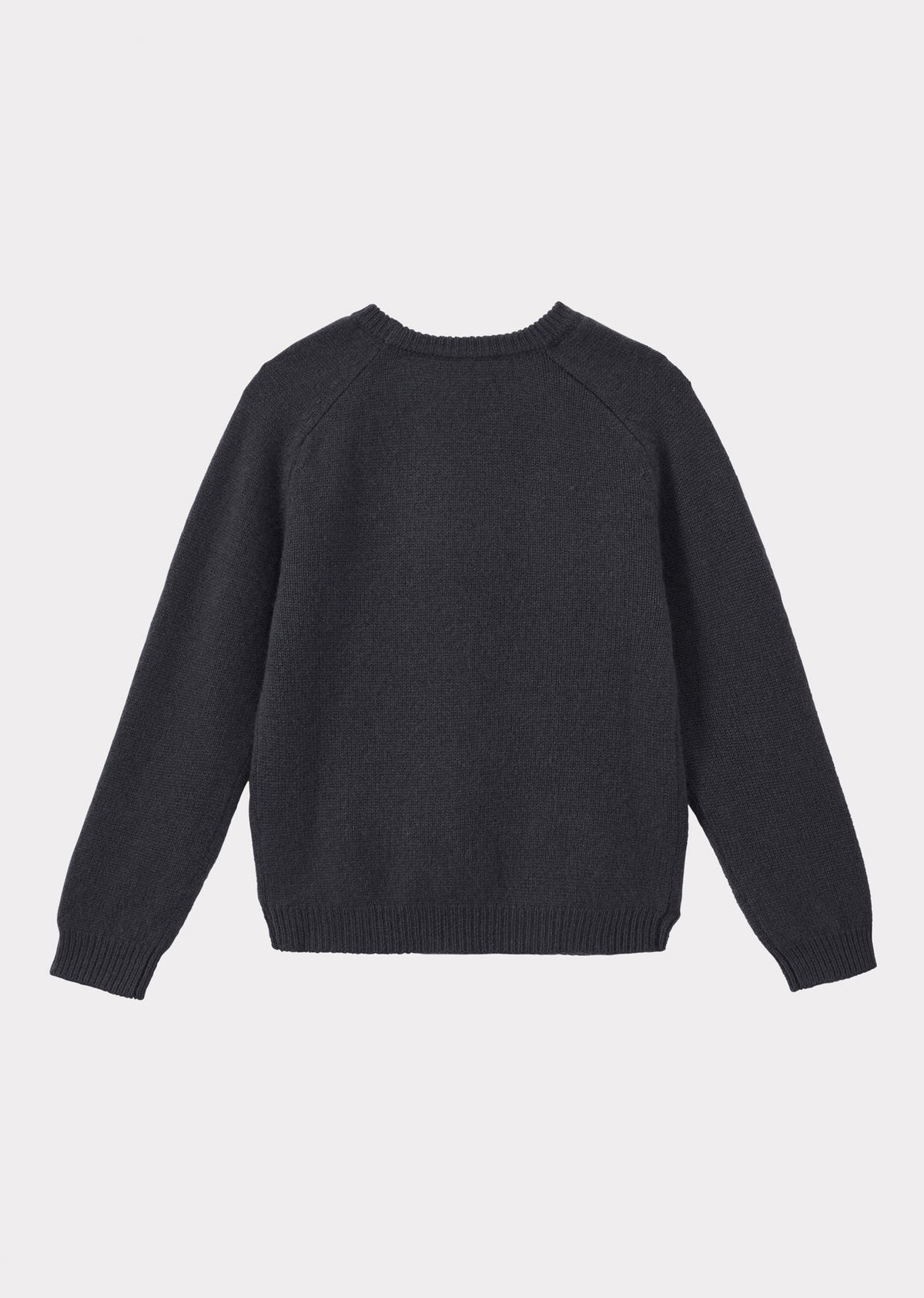 POA CHILDREN'S CASHMERE JUMPER - CHARCOAL