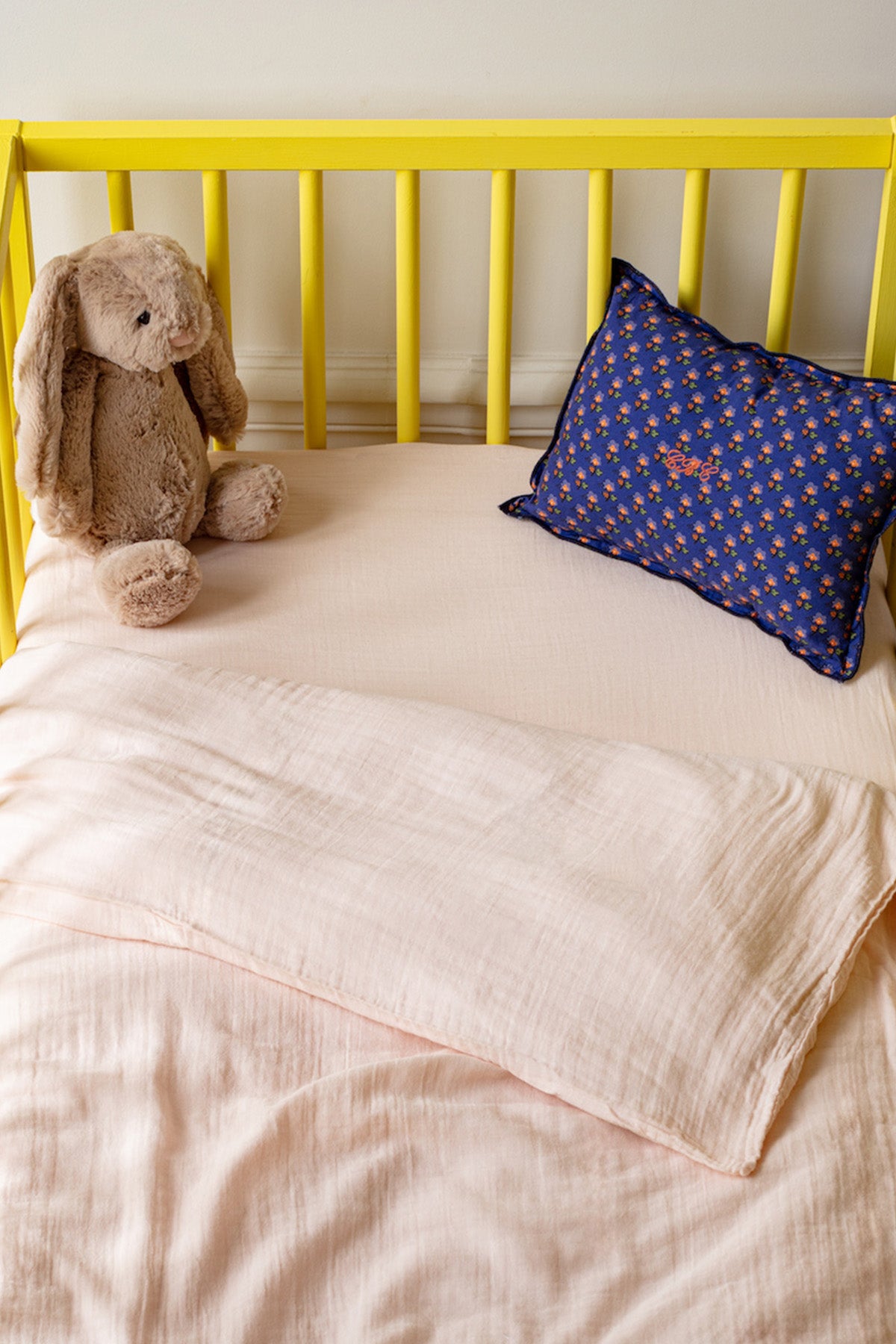 CHILD DUVET COVER 140 X 200 -MERCI - ROSE DE BAGATELLE