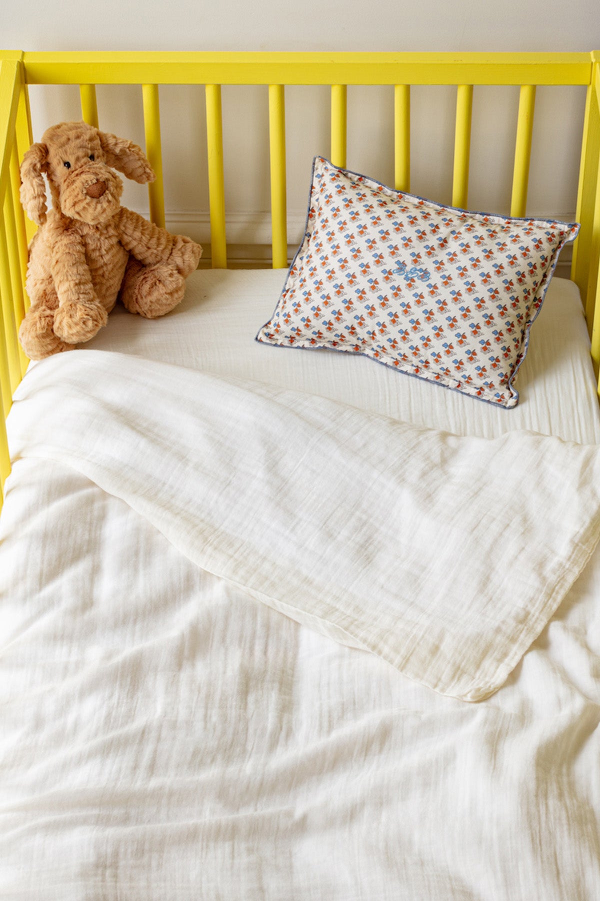 CHILD DUVET COVER 140 X 200 -MERCI - BLANC DE MEUDON