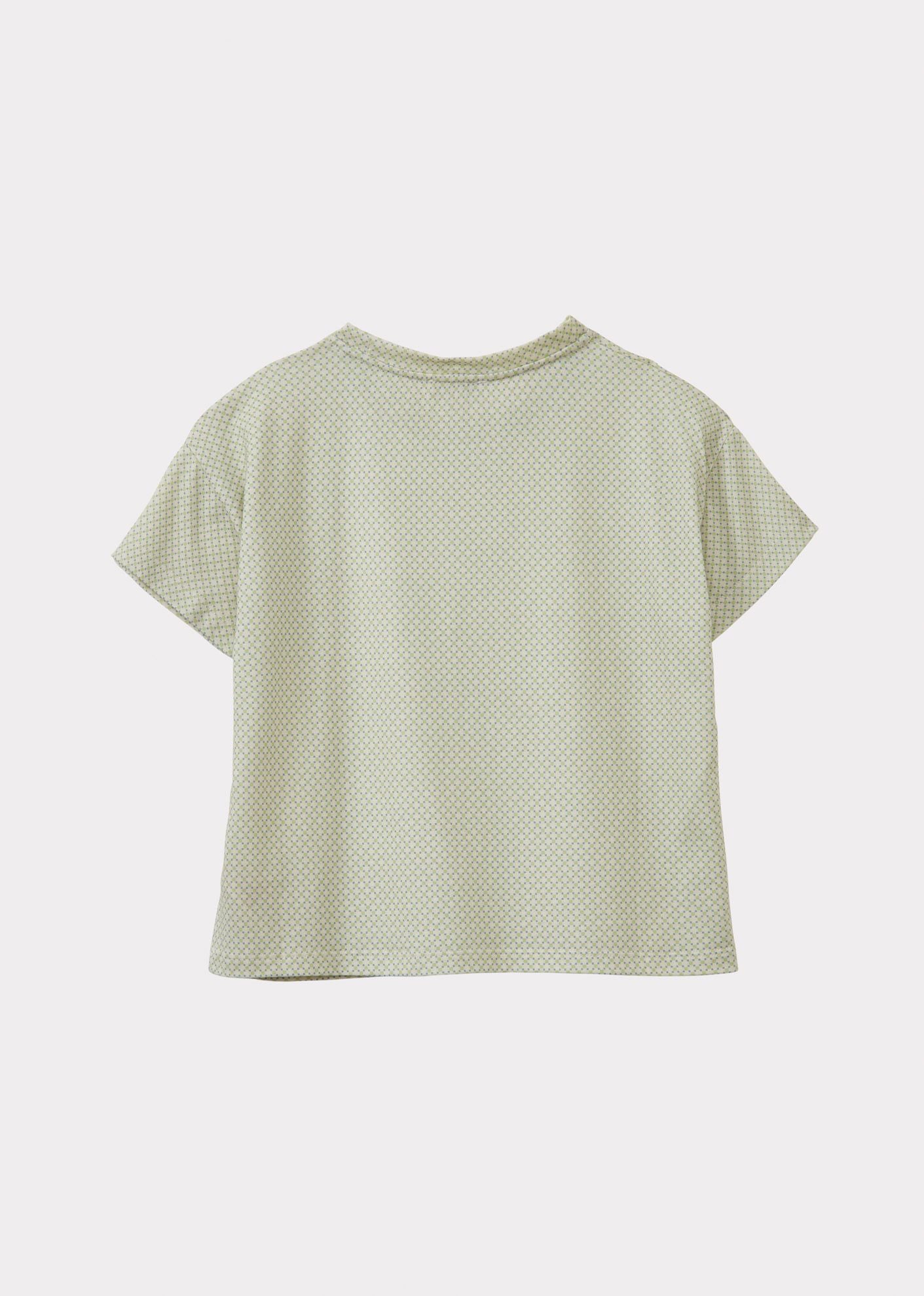 AHIPA CHILDREN'S COTTON T-SHIRT - DITSY GEO