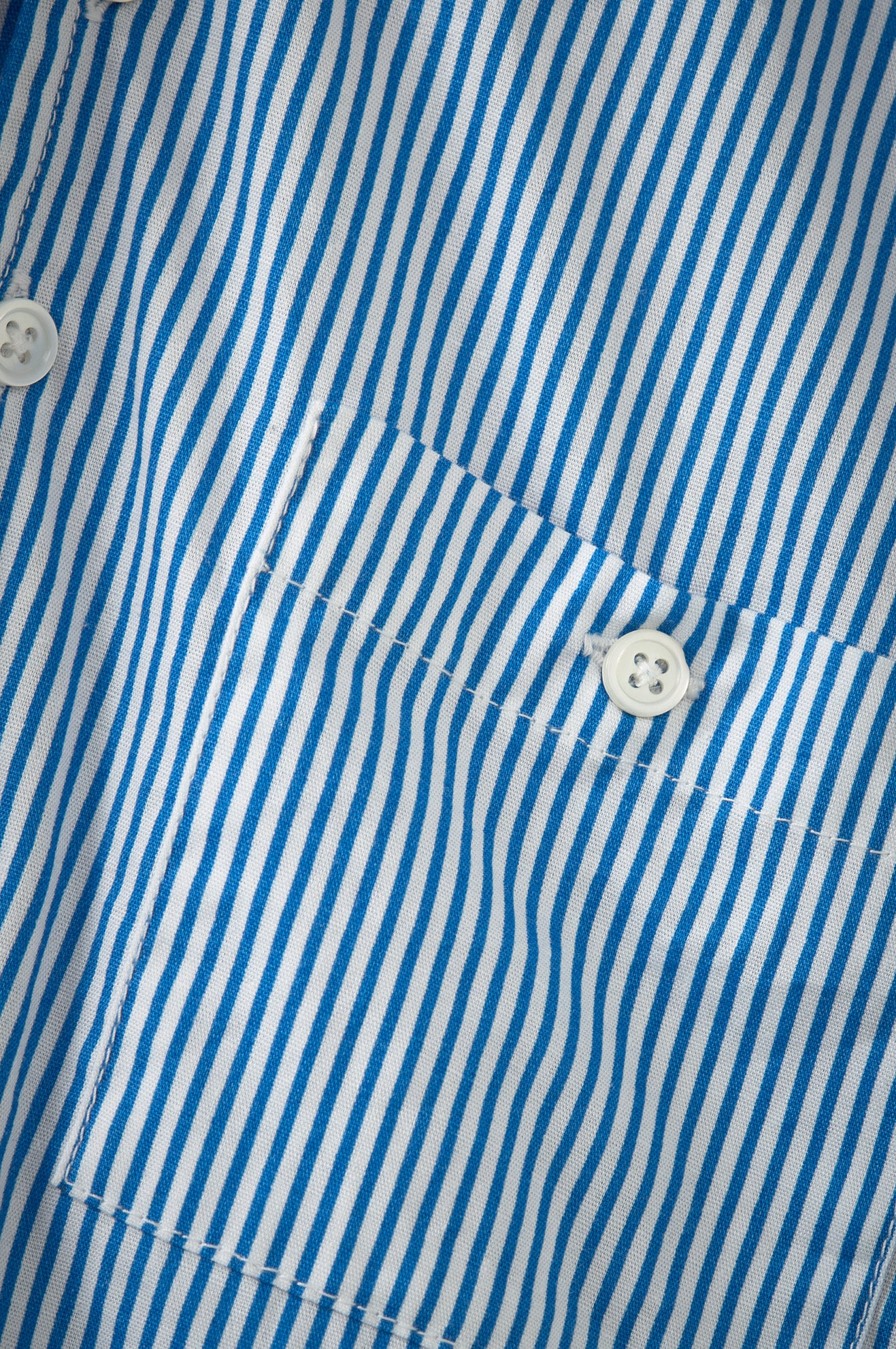 ADONIS SHIRT  - BLUE/WHITE STRIPE