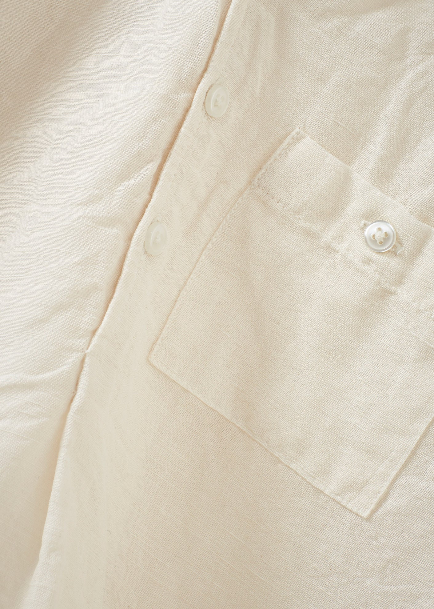 ADONIS CHILDREN'S COTTON SHIRT - OFF-WHITE