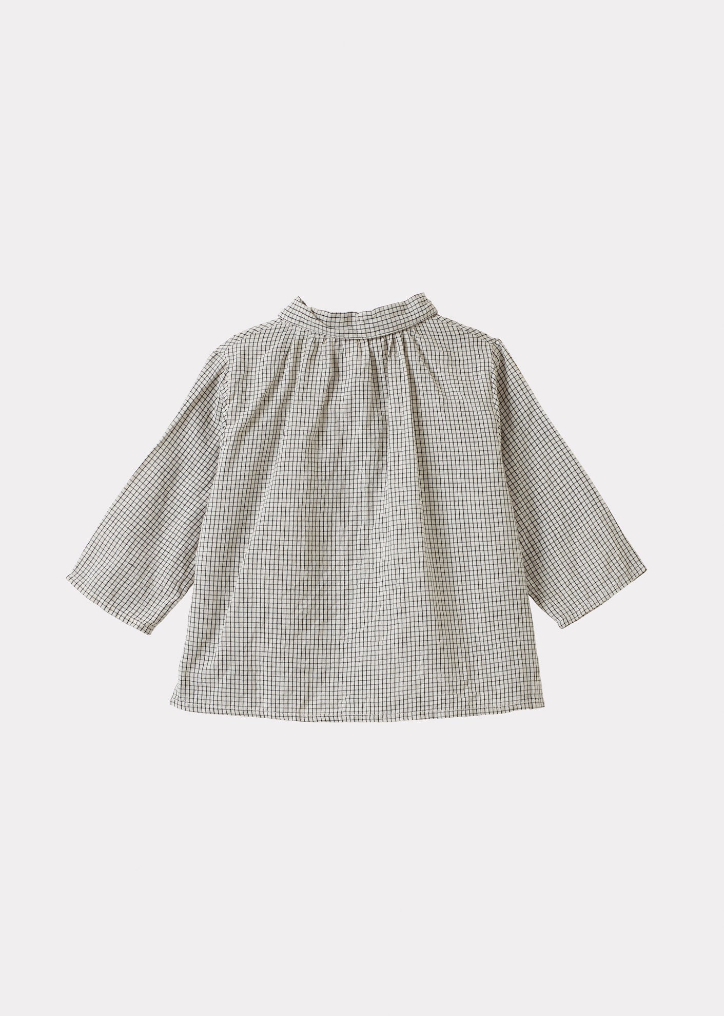 ALOE BABY SHIRT - BLACK CHECK