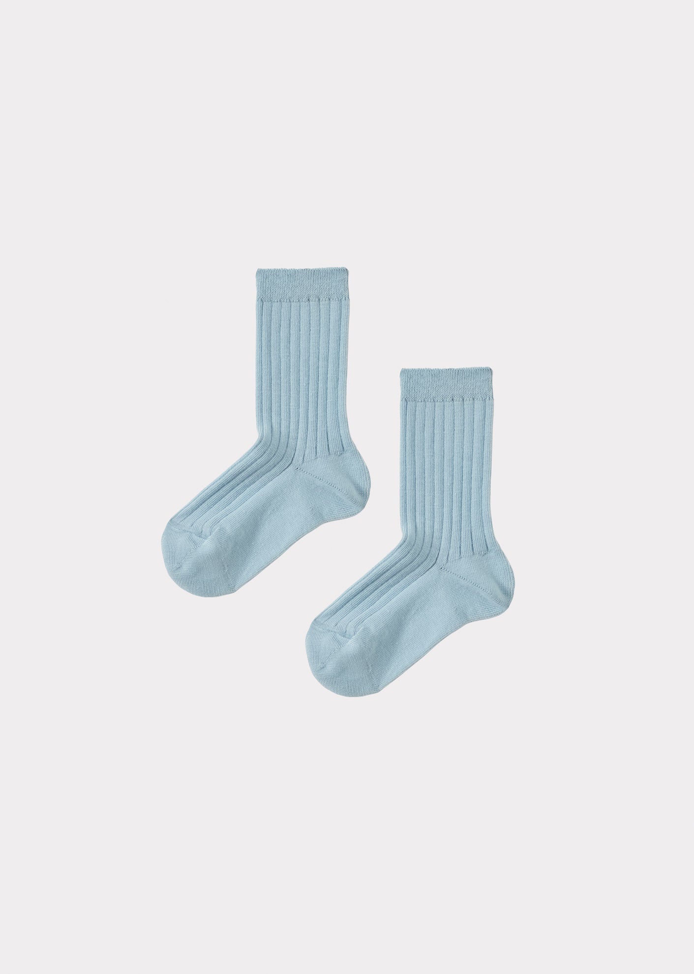 CHILDREN'S RIB COTTON ANKLE SOCKS - NUBLADO