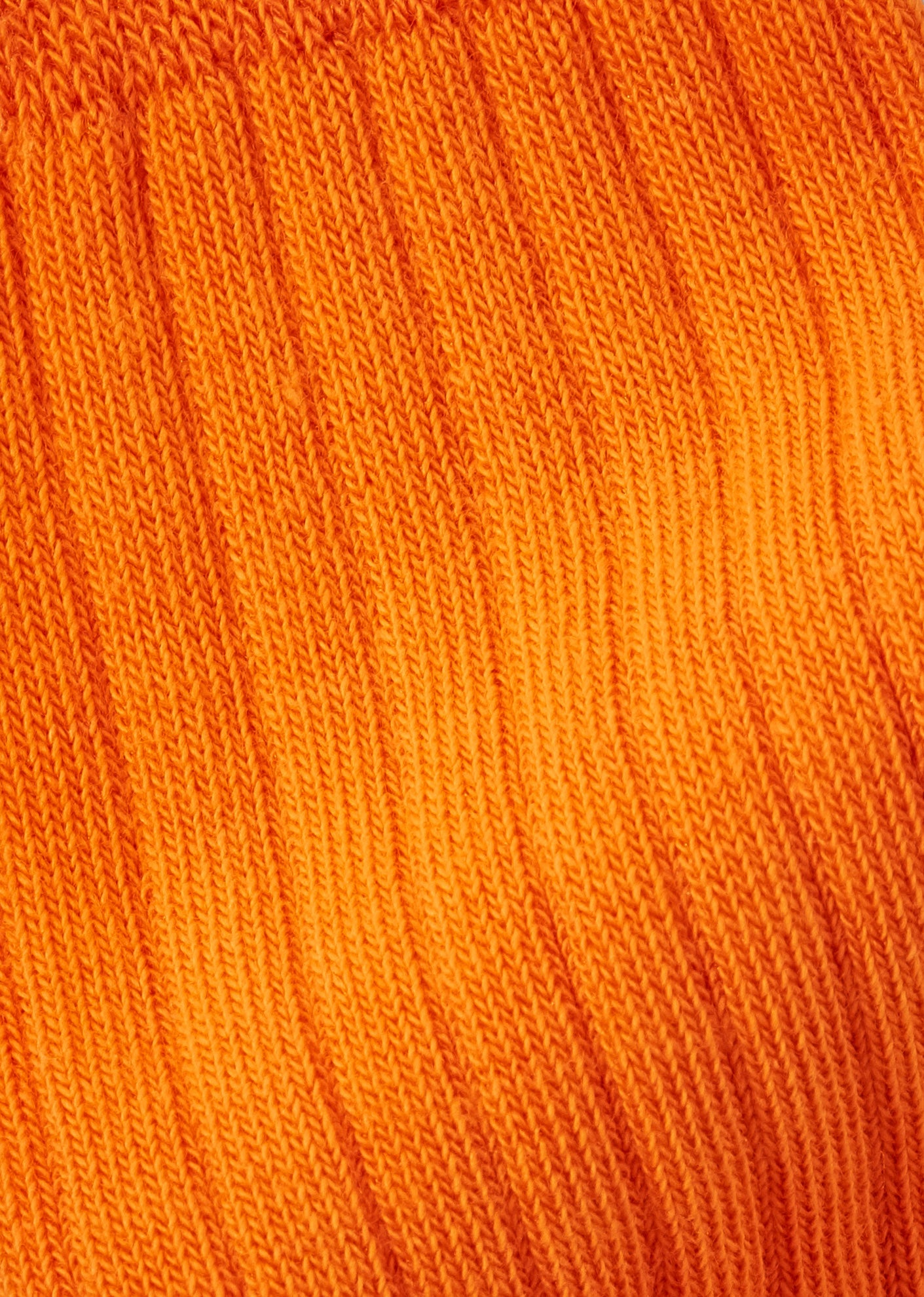 CHILDREN'S RIB COTTON ANKLE SOCKS - NARANJA