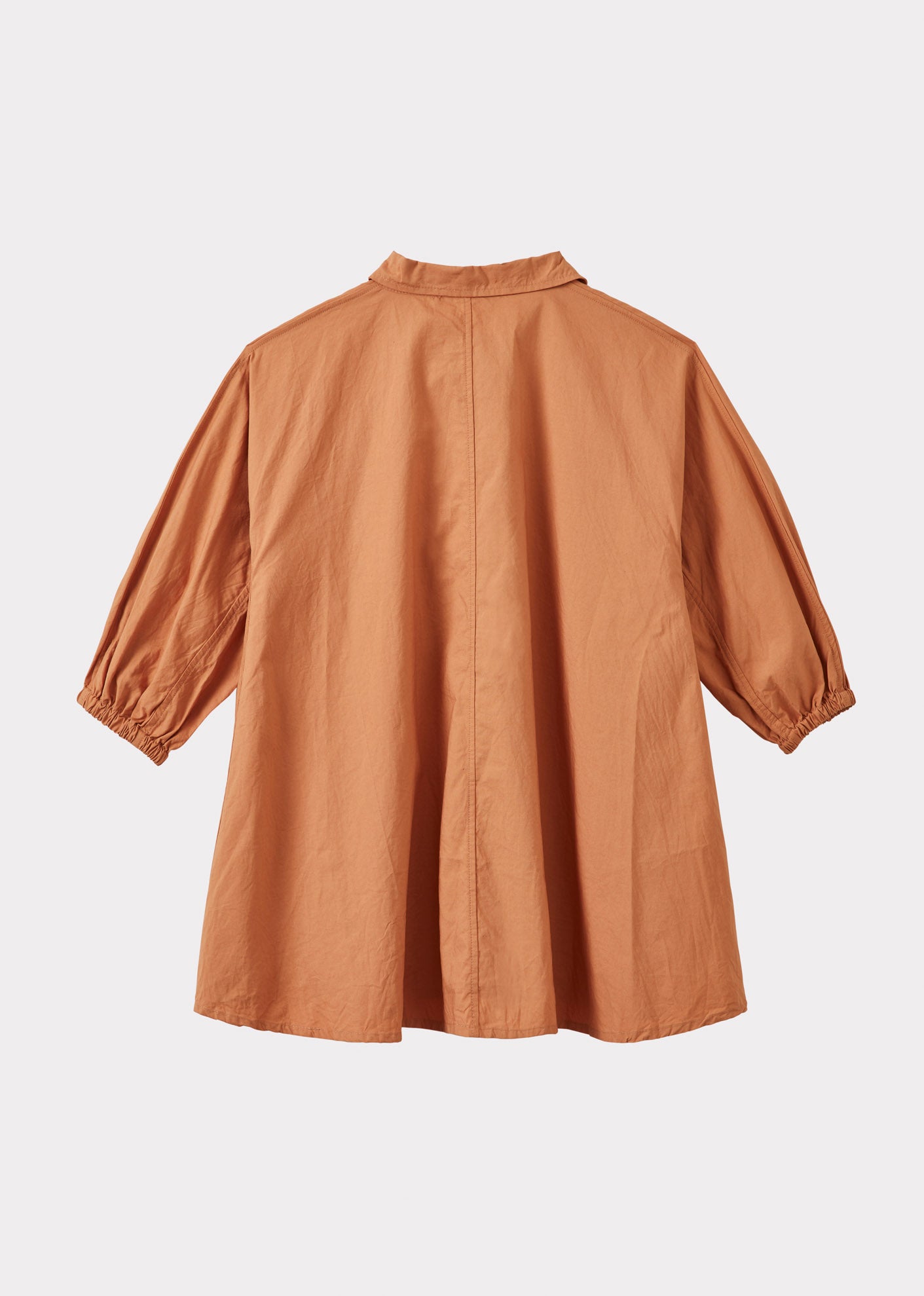 ANODA GIRL'S COTTON DRESS - BURNT ORANGE