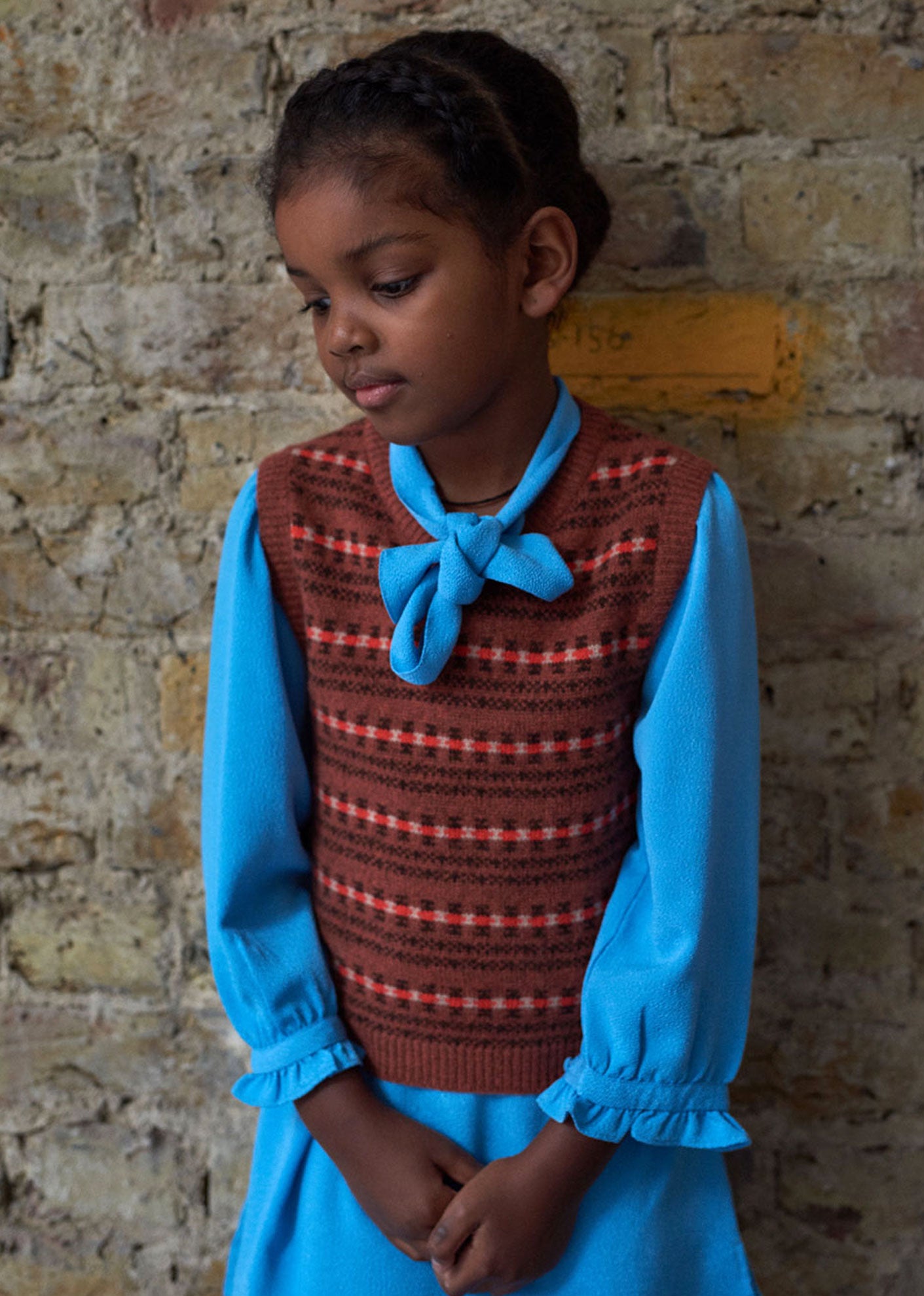 BELFORD GIRL DRESS - TURQUOISE