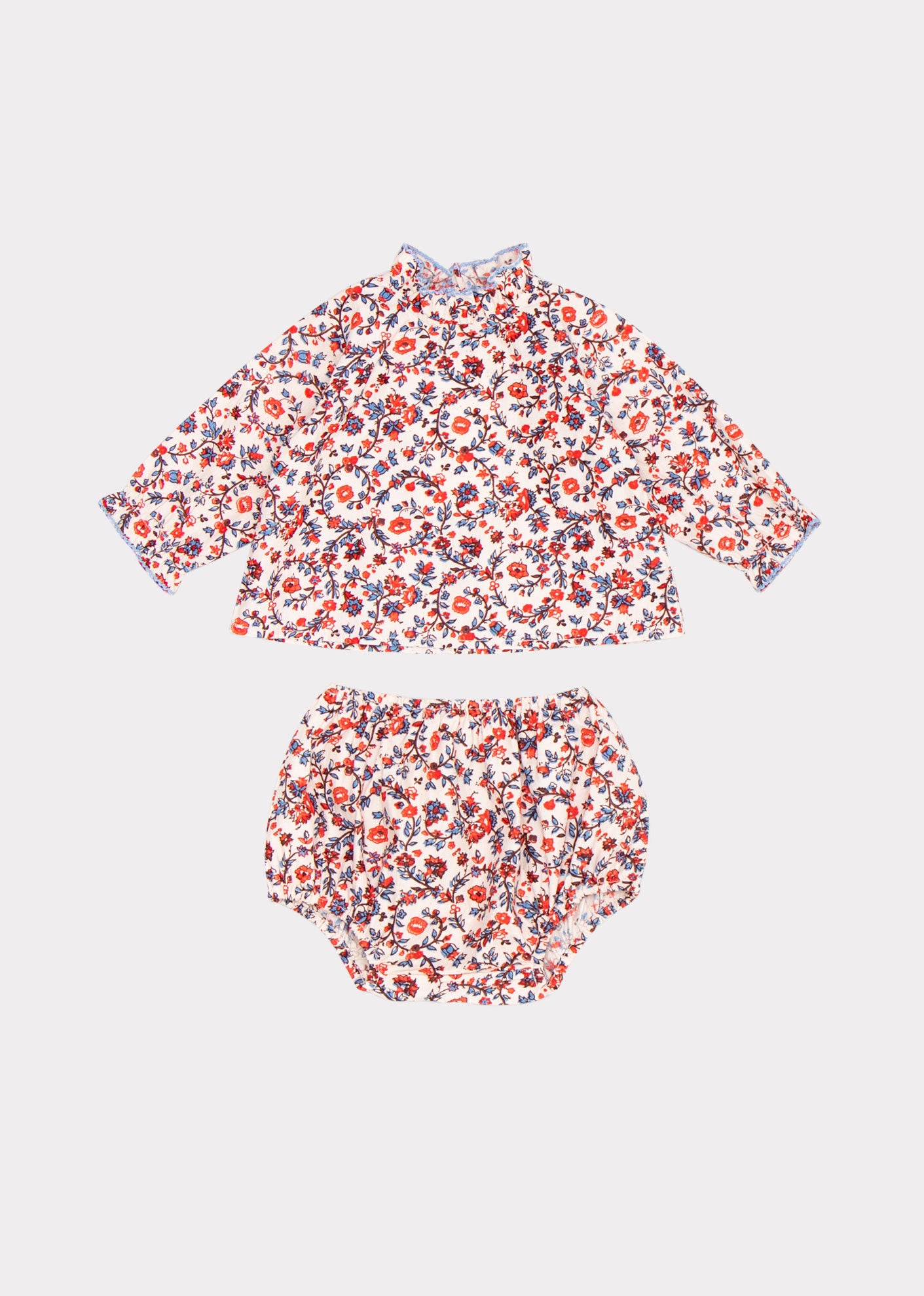 SANA BABY SET - CREAM FLORAL