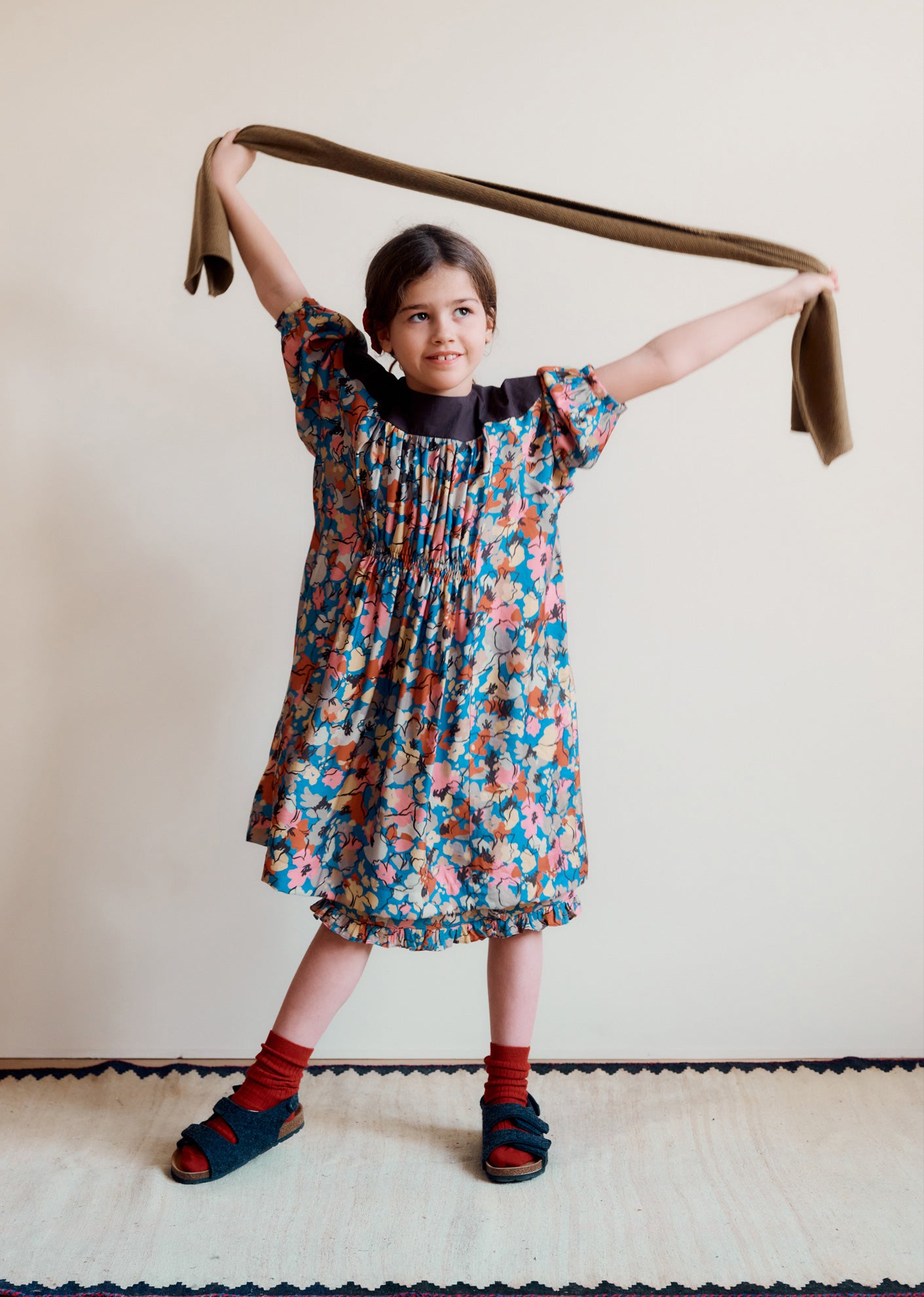 TAYLEN CHILDREN'S DRESS - FLORAL PRINT